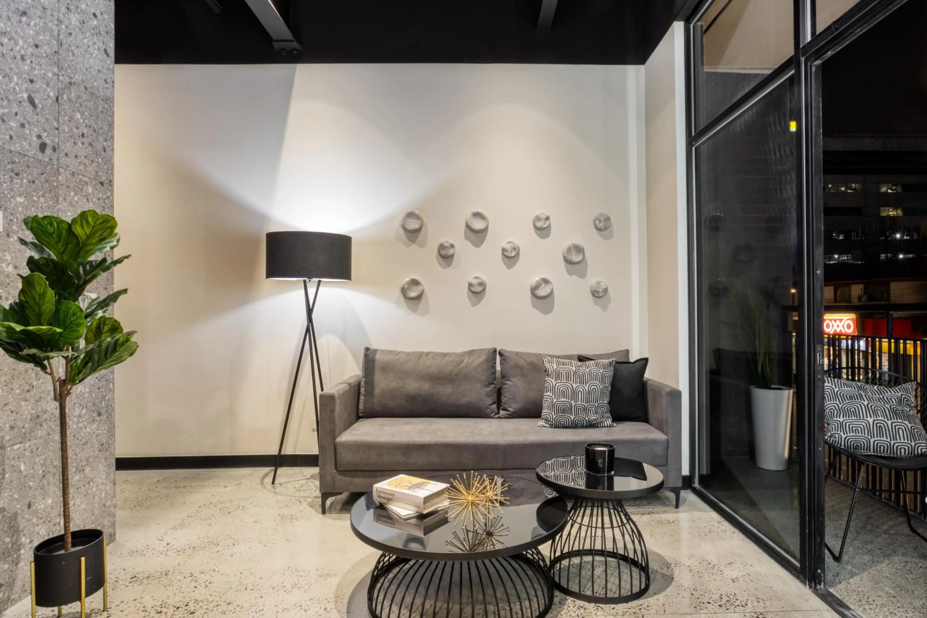 Living room in Downtown Designer Apartments by ULIV