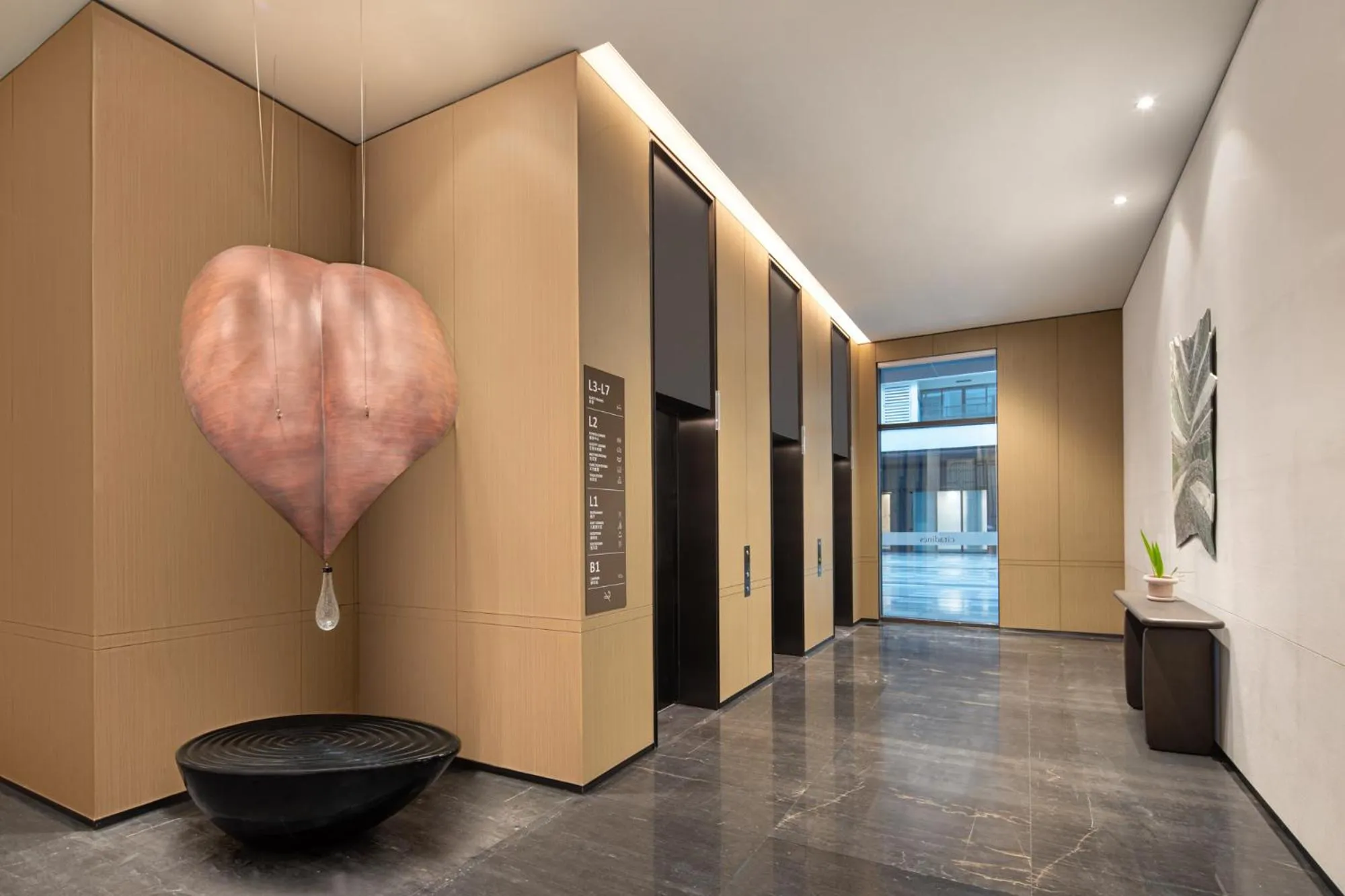 elevator in Citadines Hope City Boao