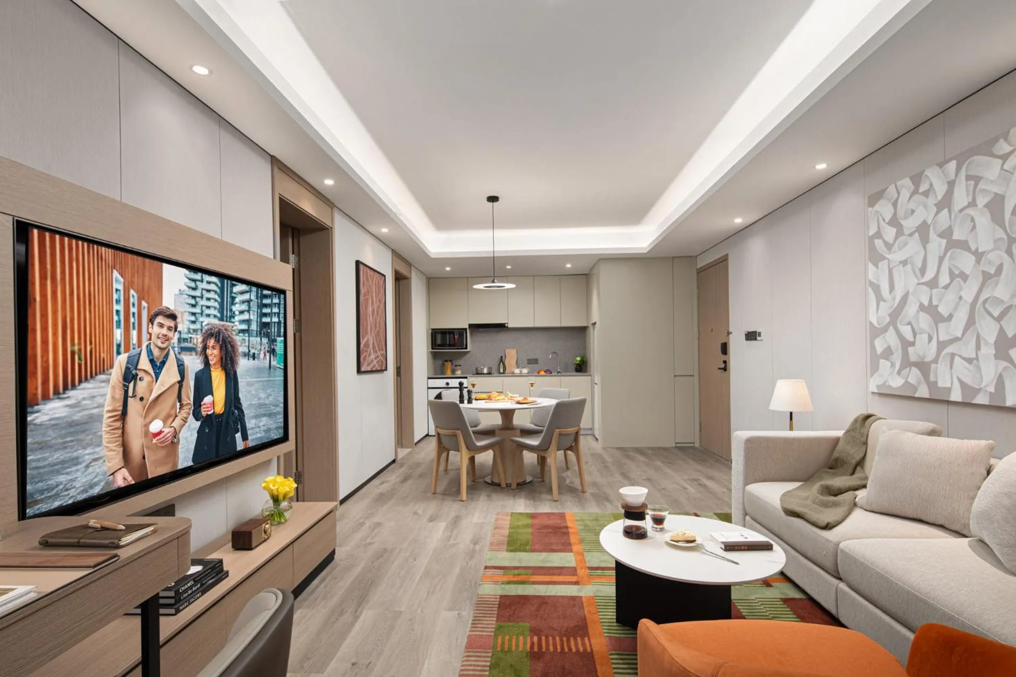 Living room in Citadines Hope City Boao