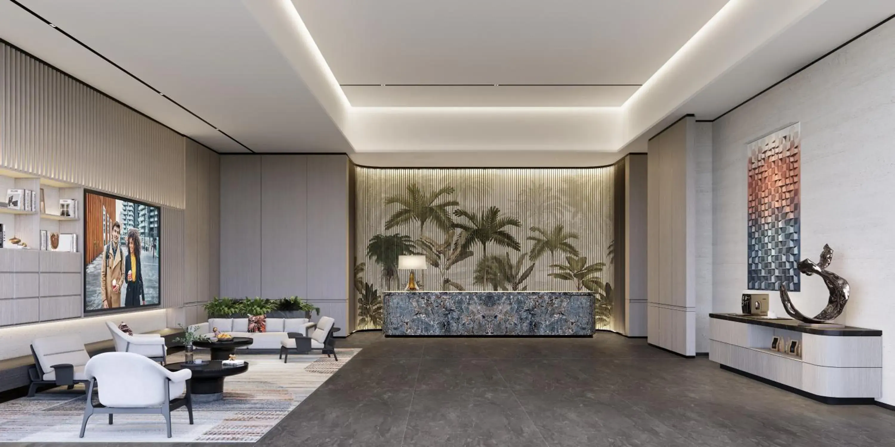 Lobby or reception in Citadines Hope City Boao Lobby or reception in Citadines Hope City Boao