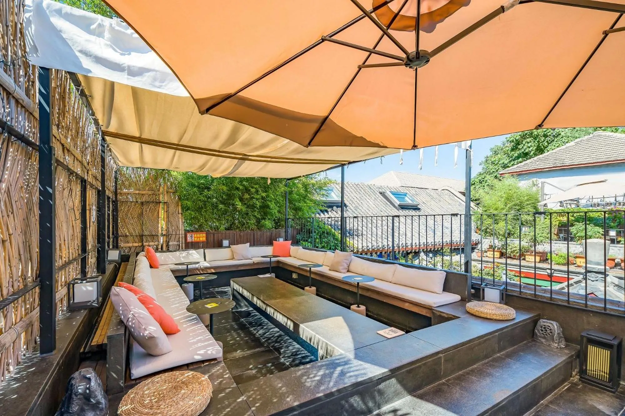 Balcony/Terrace in The JOY courtyard Beijing near Tiananmen Forbidden City