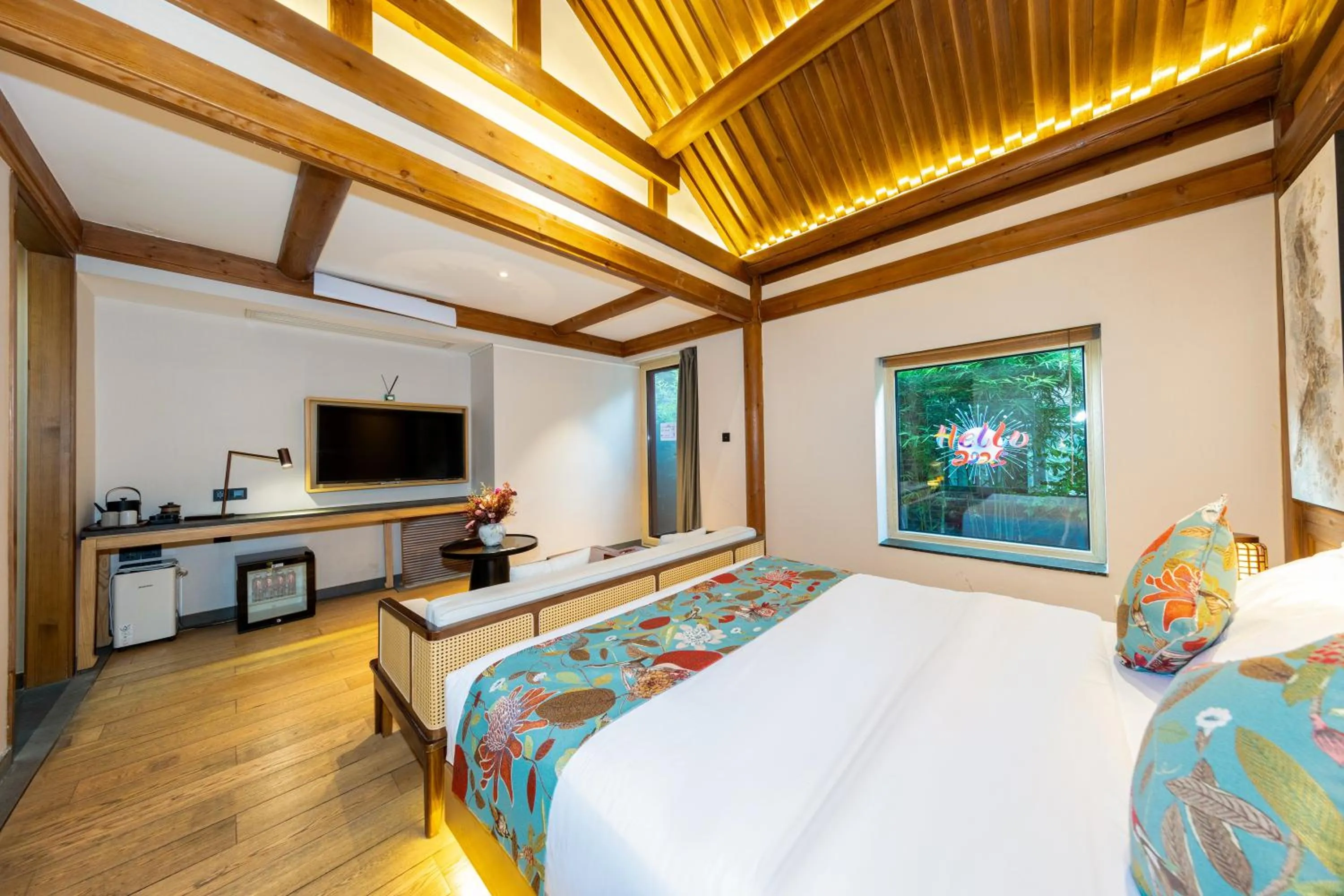 Bed in The JOY courtyard Beijing near Tiananmen Forbidden City