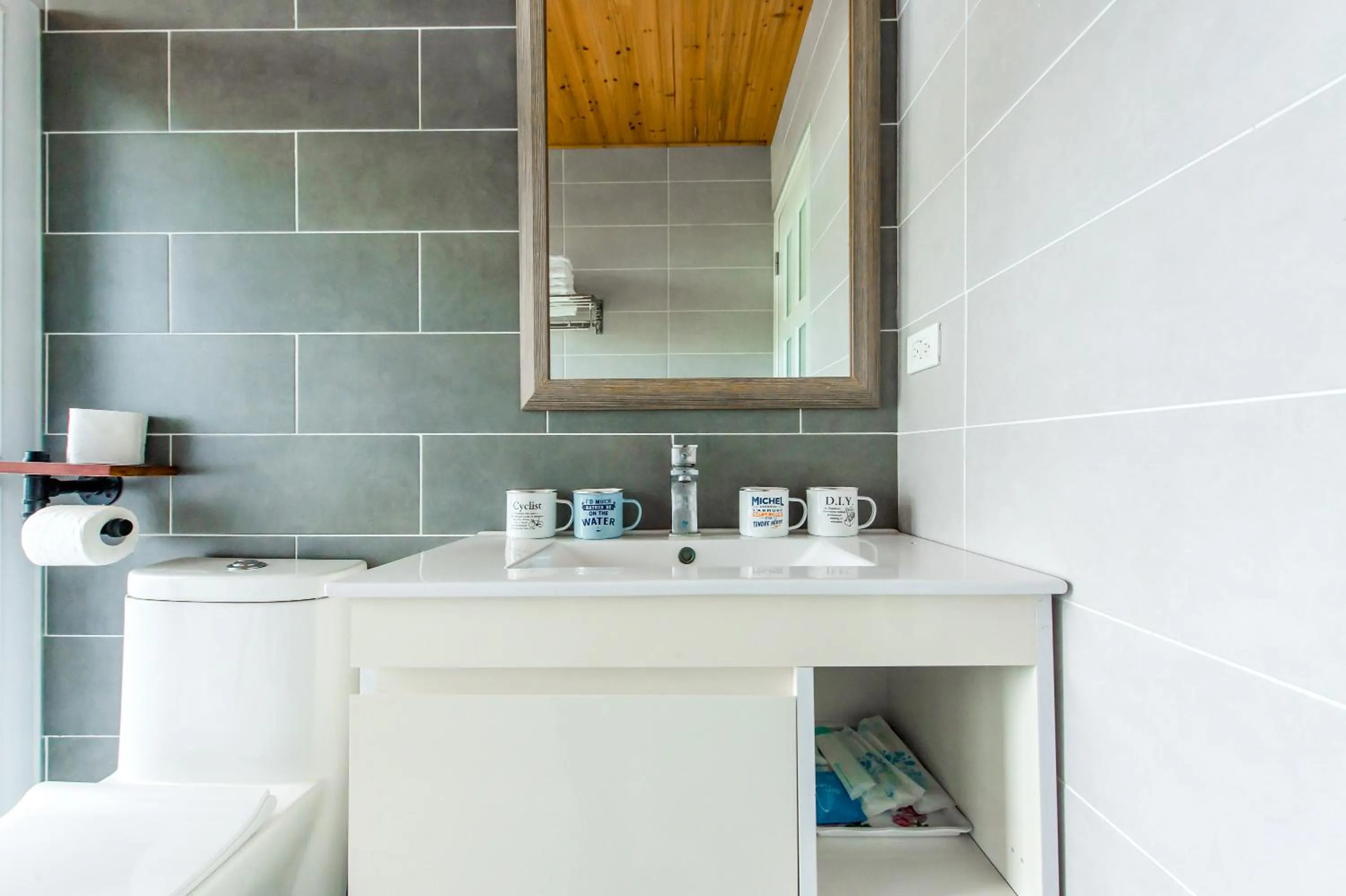 Bathroom in Wilderness1138 Hualien B&B