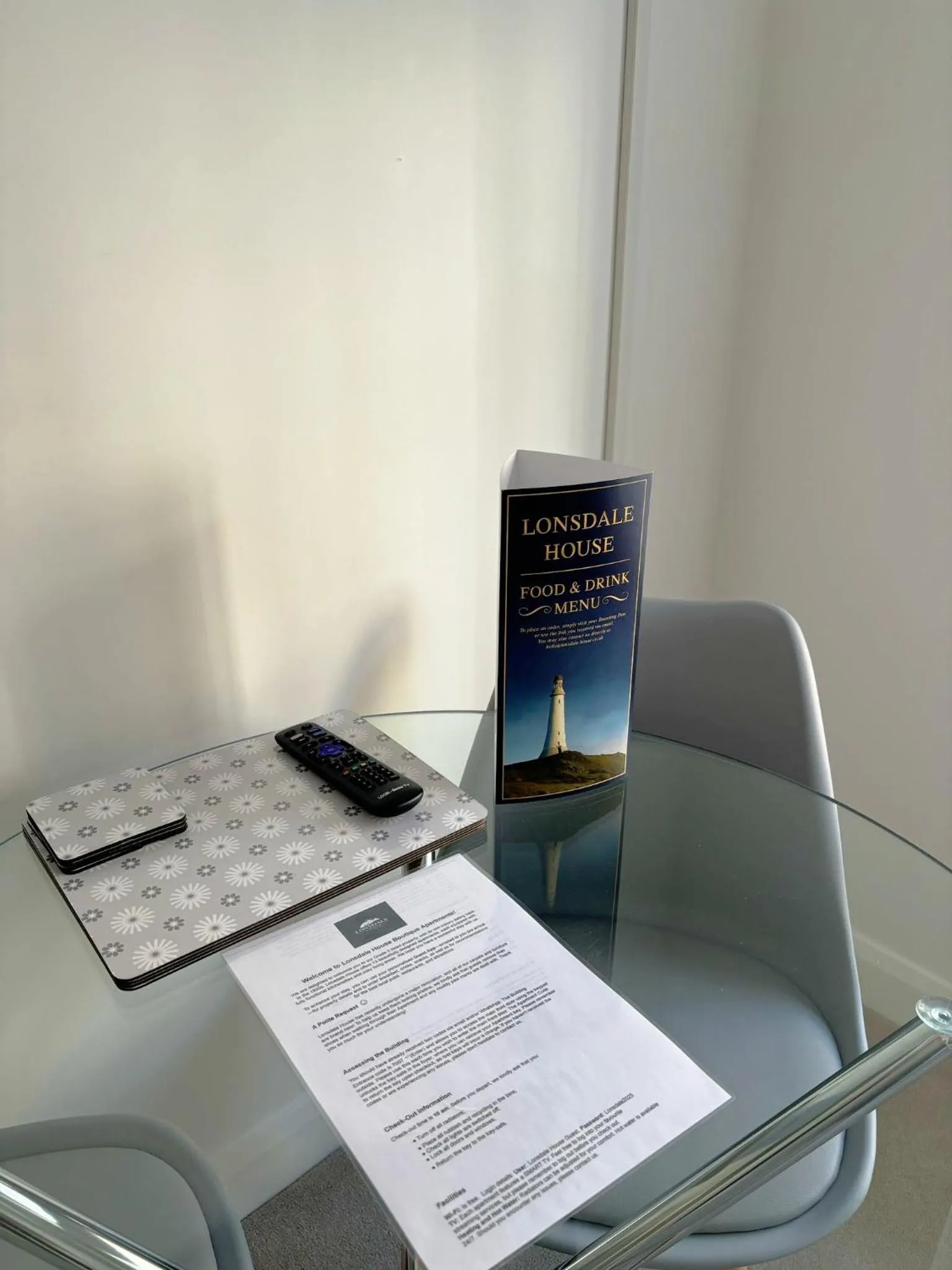 Living room in Lonsdale House Boutique Apartments