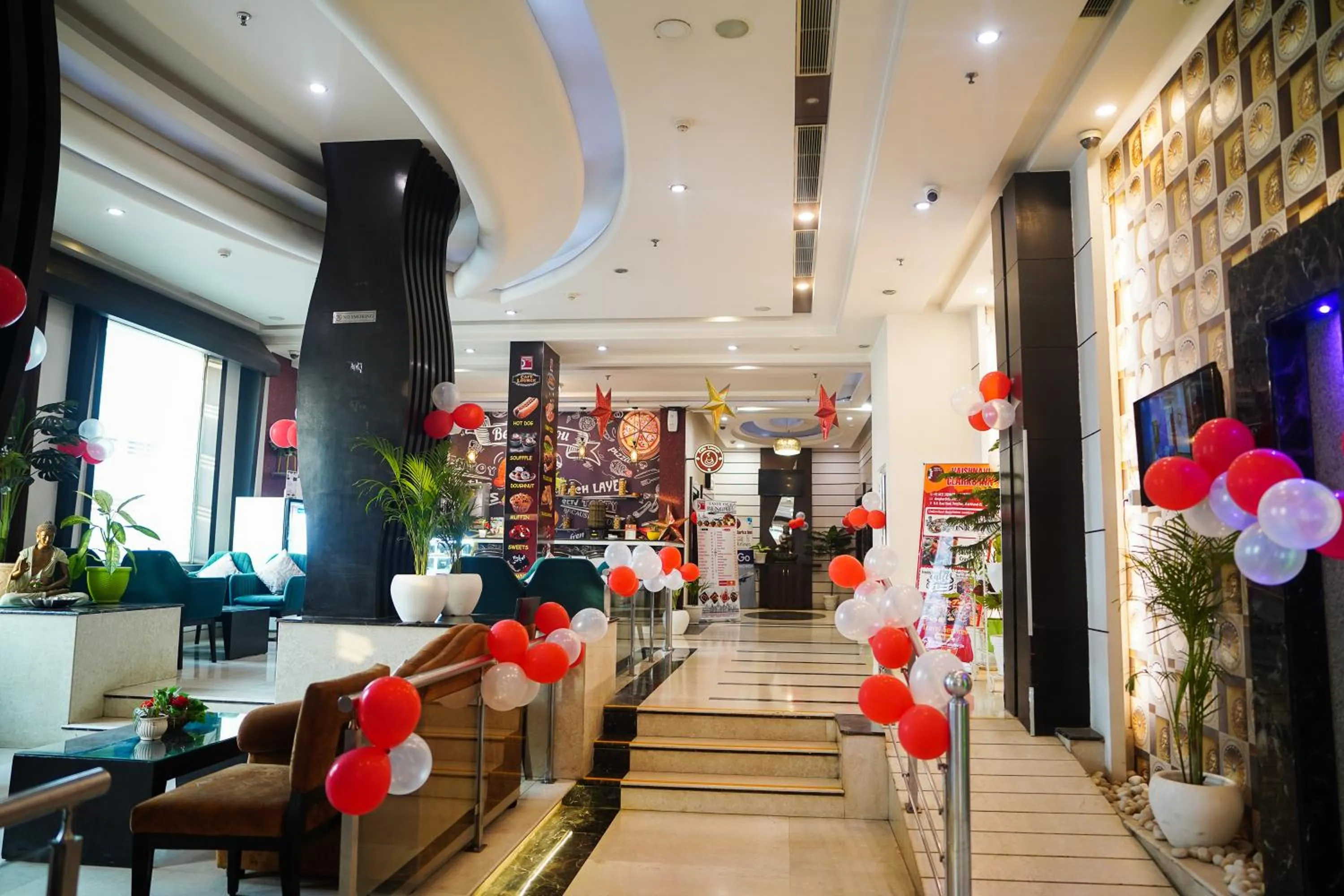 Seating area in The Vaishnavi