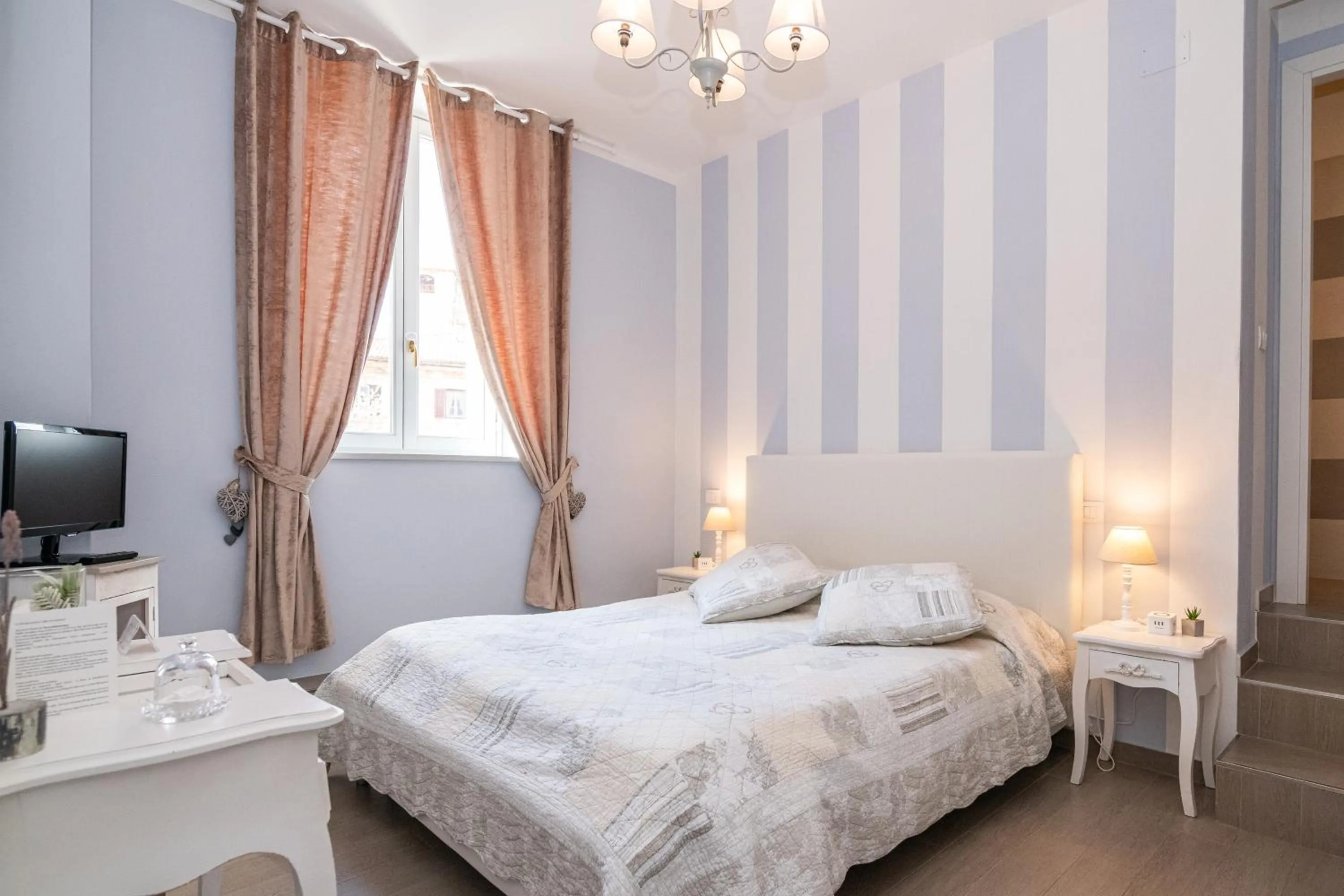 Bedroom, Bed in La Vecchia Tenenza B&B