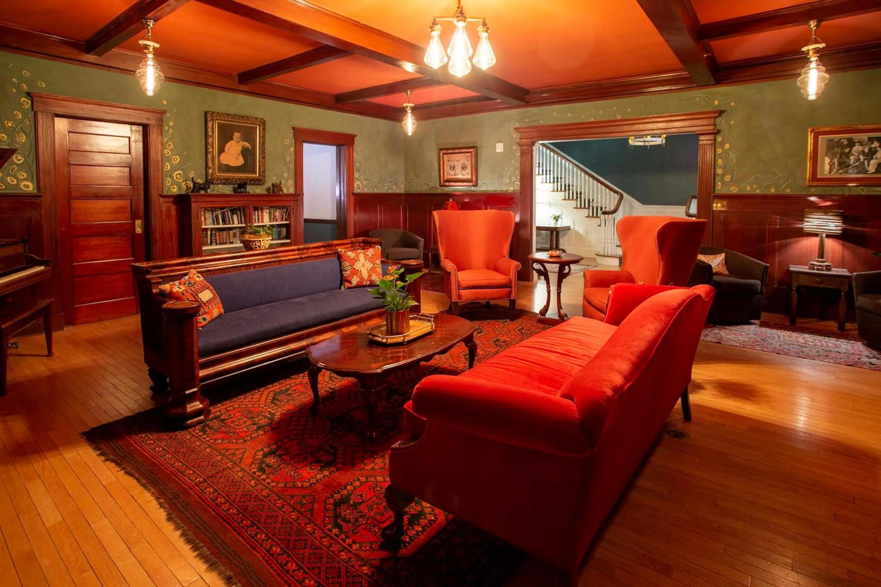 Lounge or bar in The Hartness House