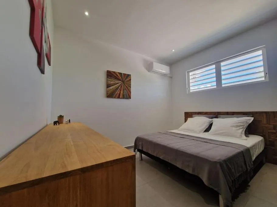 Bed in Villa K'araïbes - Saint François - Jusqu'à 6 personnes et 1 bébé