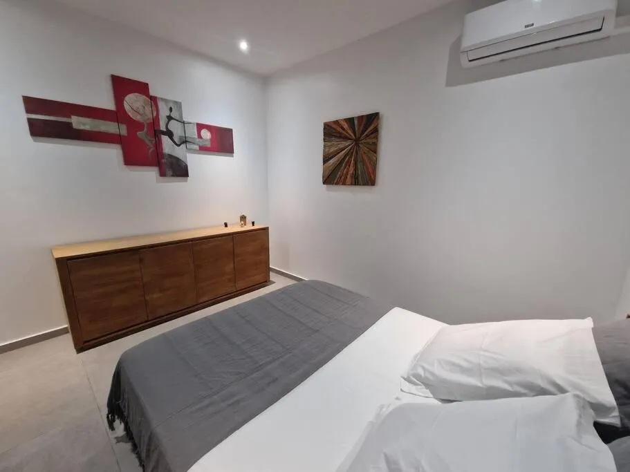 Bed in Villa K'araïbes - Saint François - Jusqu'à 6 personnes et 1 bébé