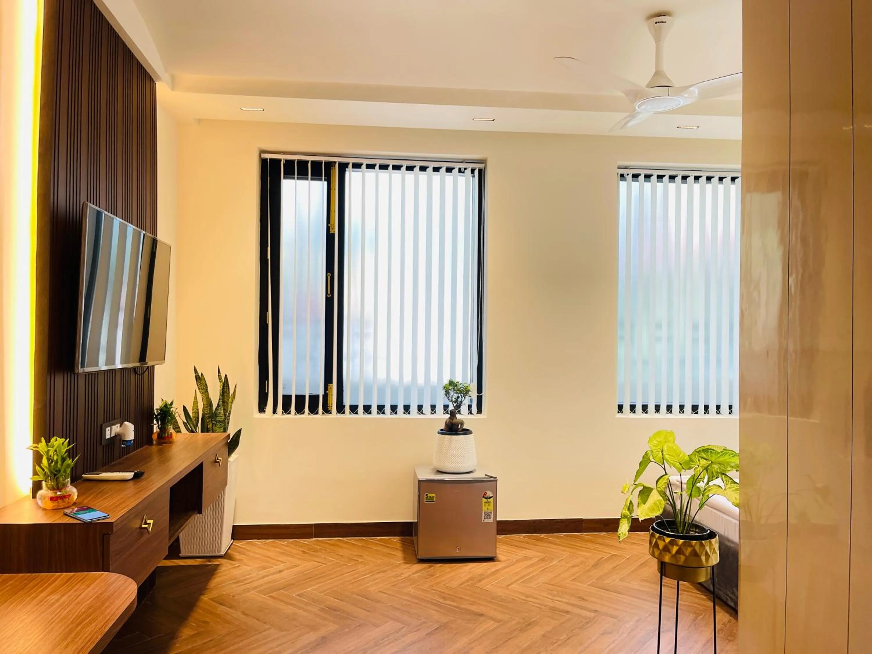 Living room in Bedchambers Stay near Select Citywalk, Saket