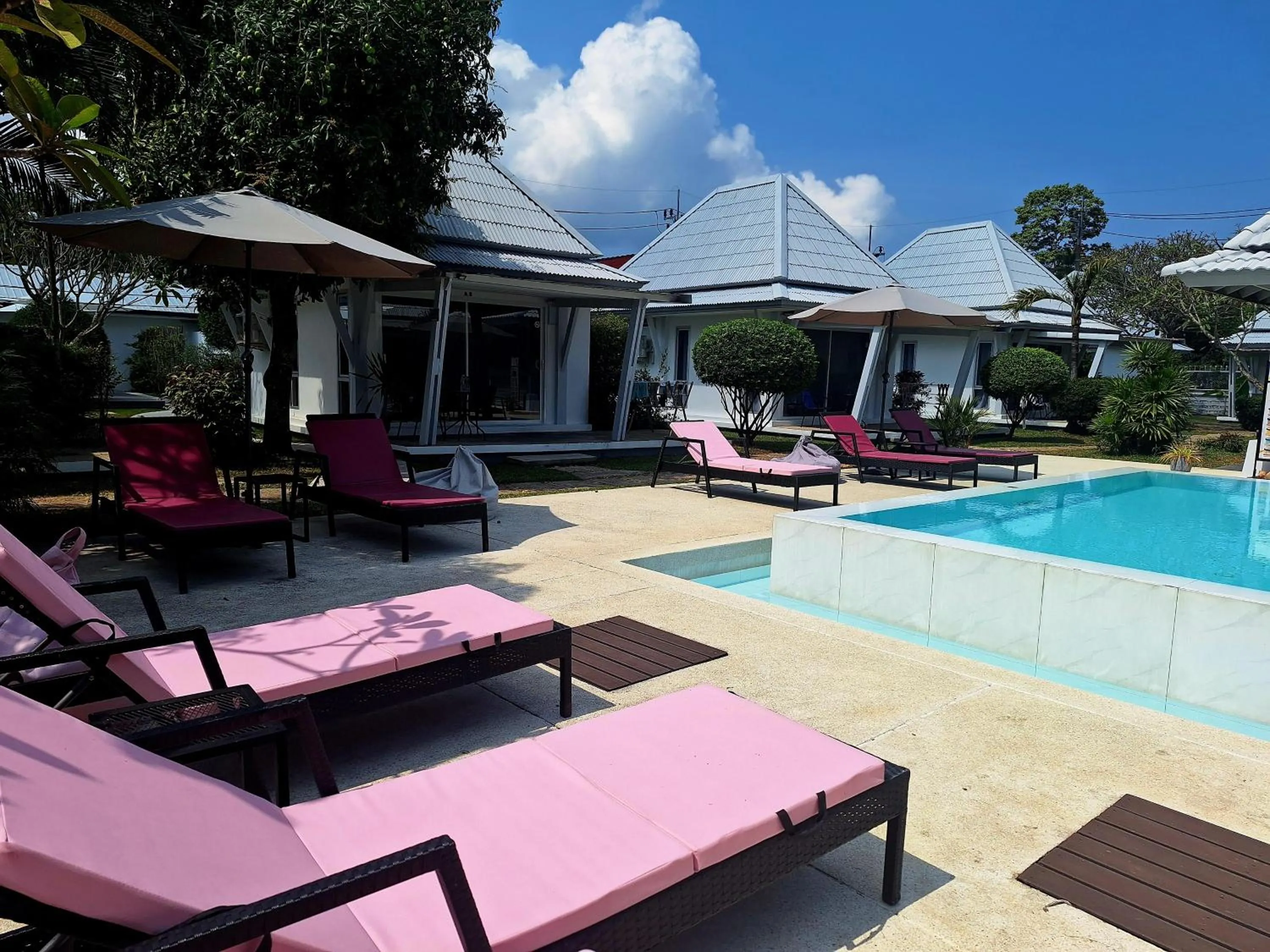 Pool view in Thiptara Resort - adults only