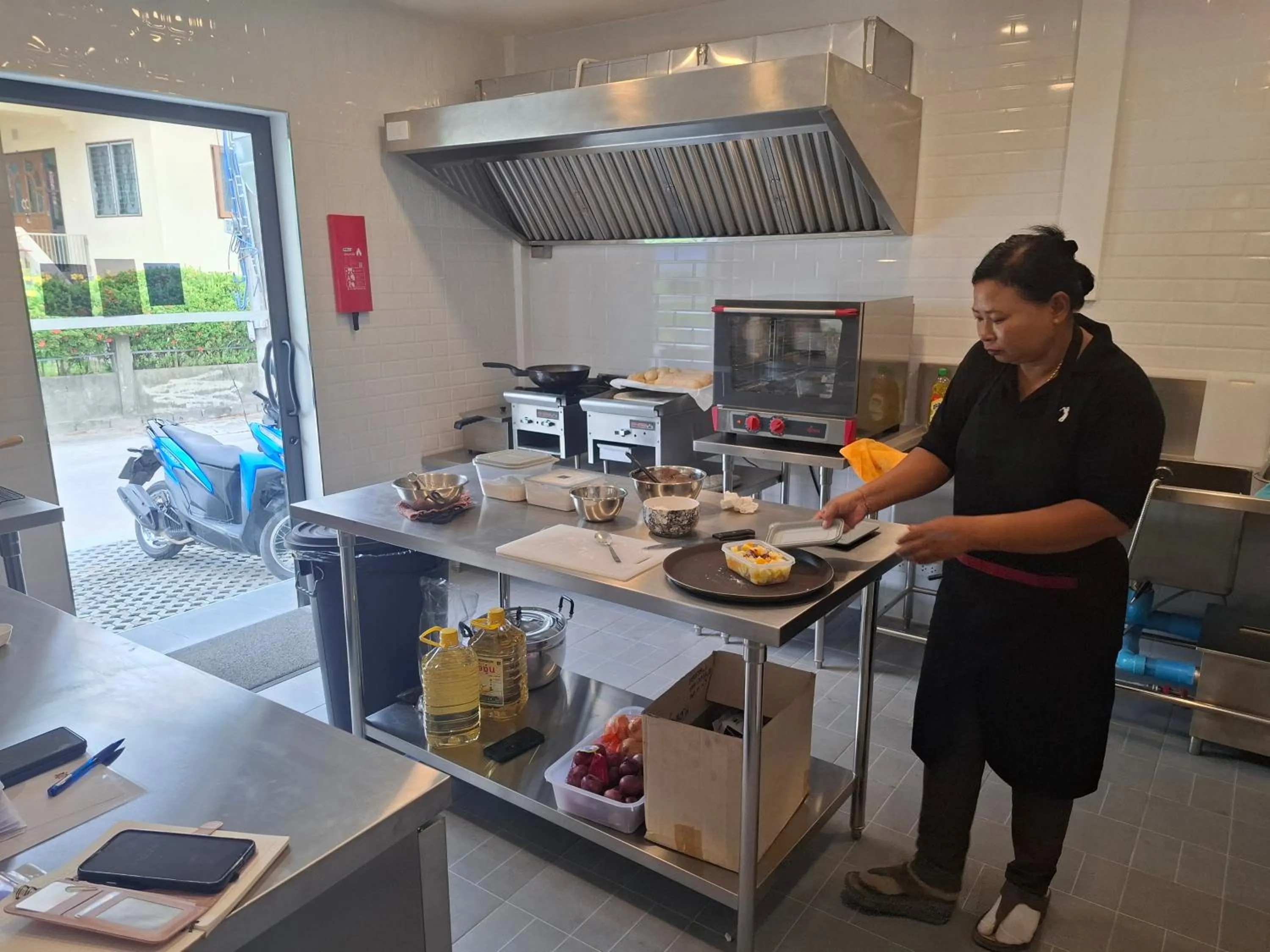 kitchen in Thiptara Resort - adults only