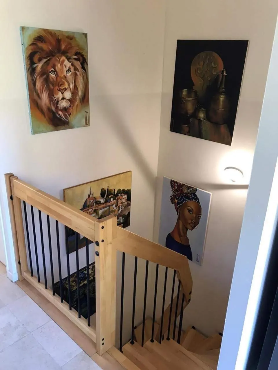 Decorative detail in Appartement Artistique de Boucan Canot