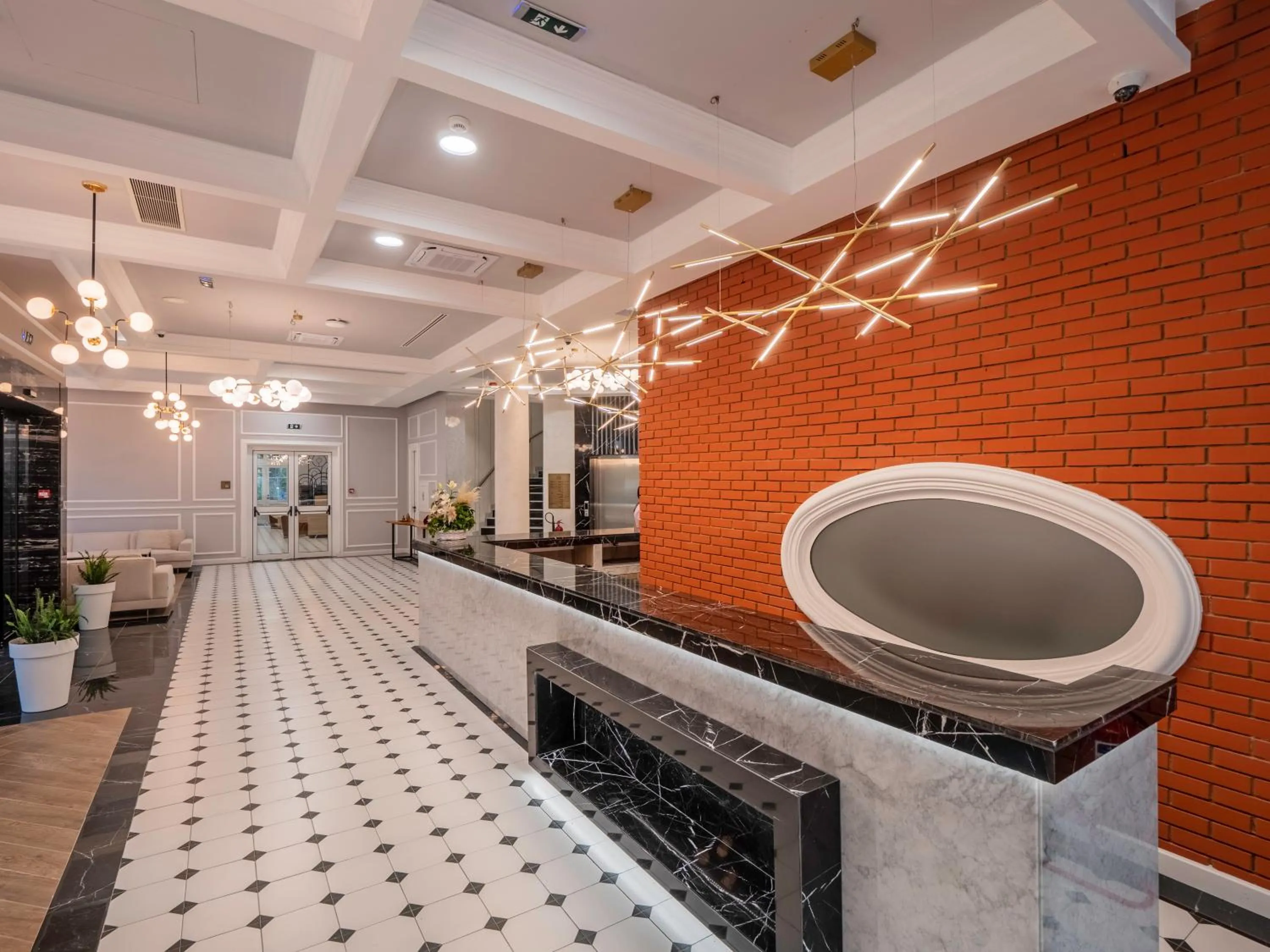 Lobby or reception in Hotel Podrinje