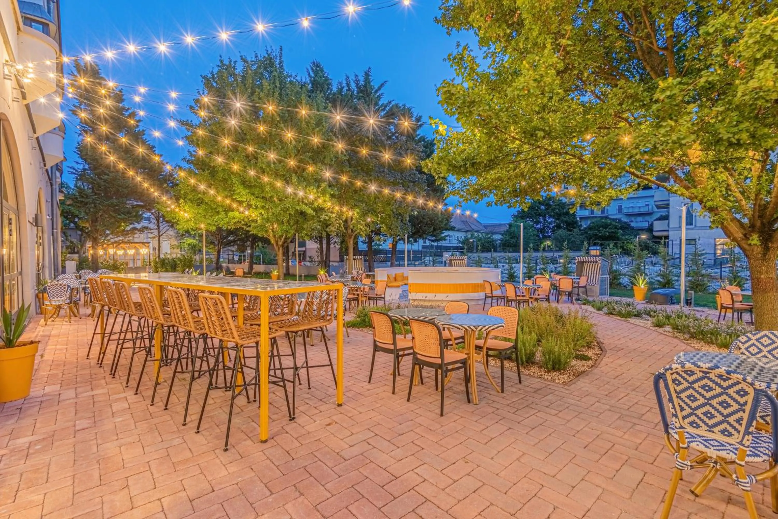 Patio in Castrum Hotel Székesfehérvár