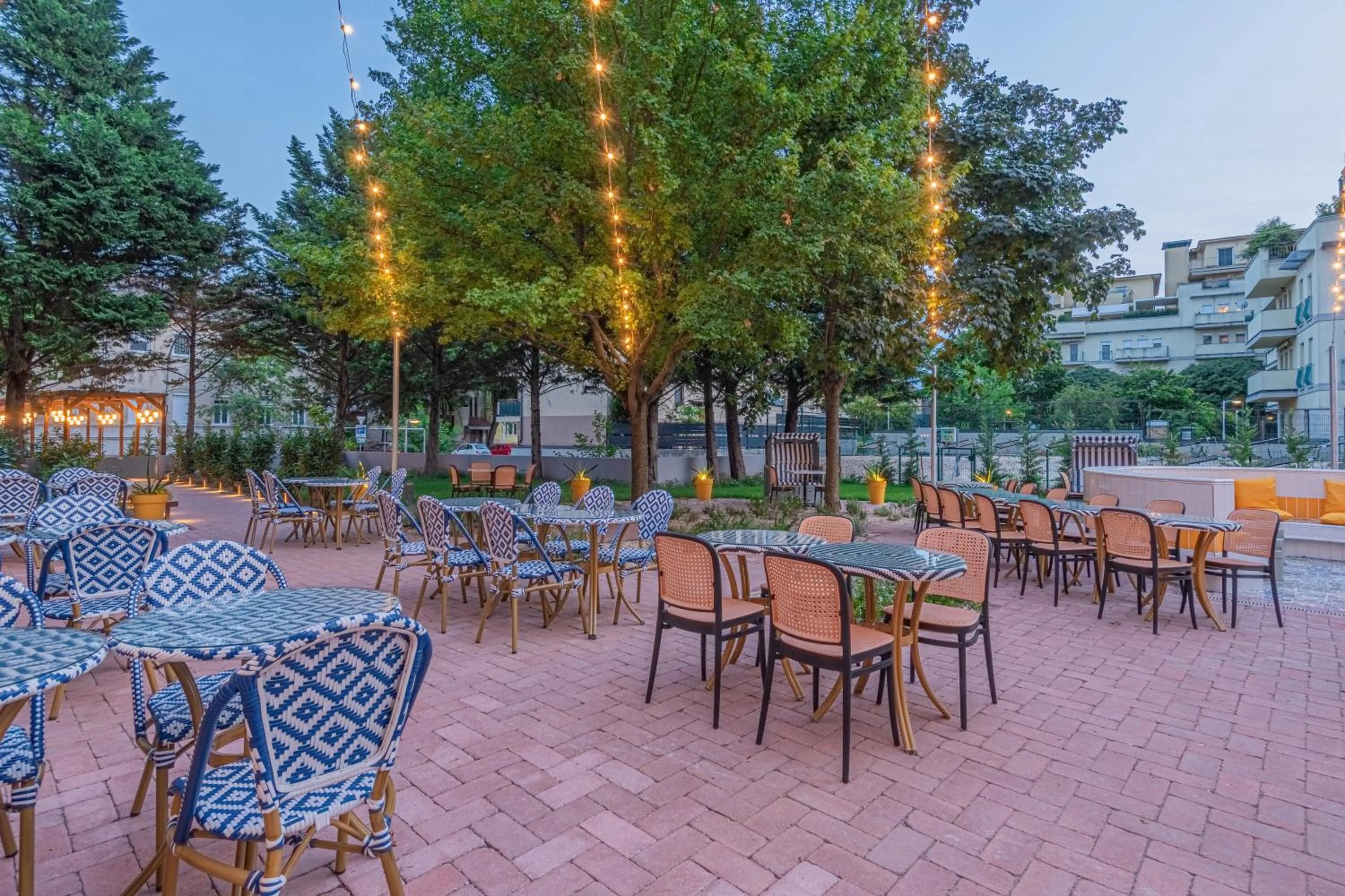 Patio in Castrum Hotel Székesfehérvár