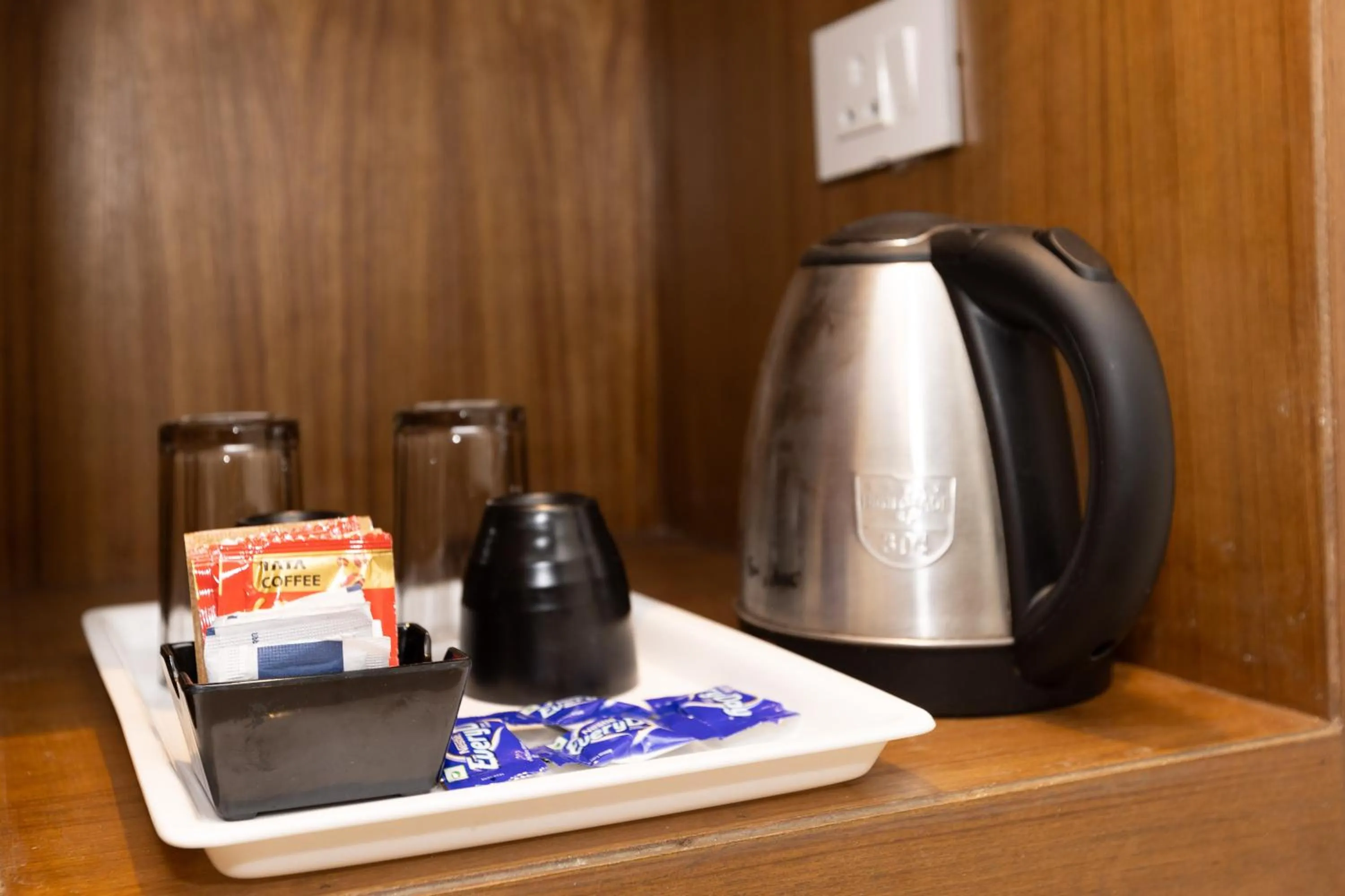 Coffee/tea facilities in Hotel North Wood