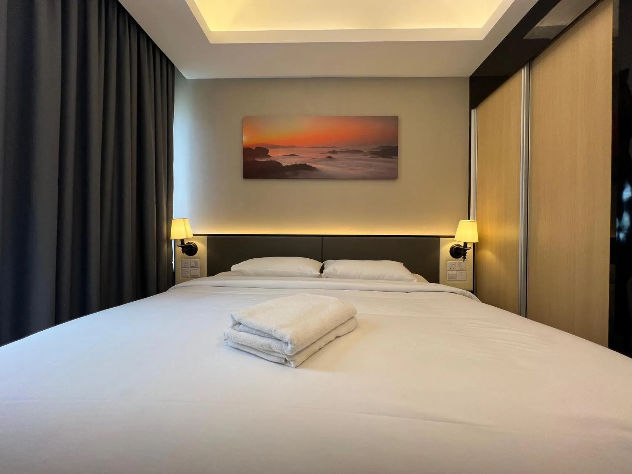 Bed in QUINCE HOME GRAND ION DELEMEN GENTING HIGHLANDs