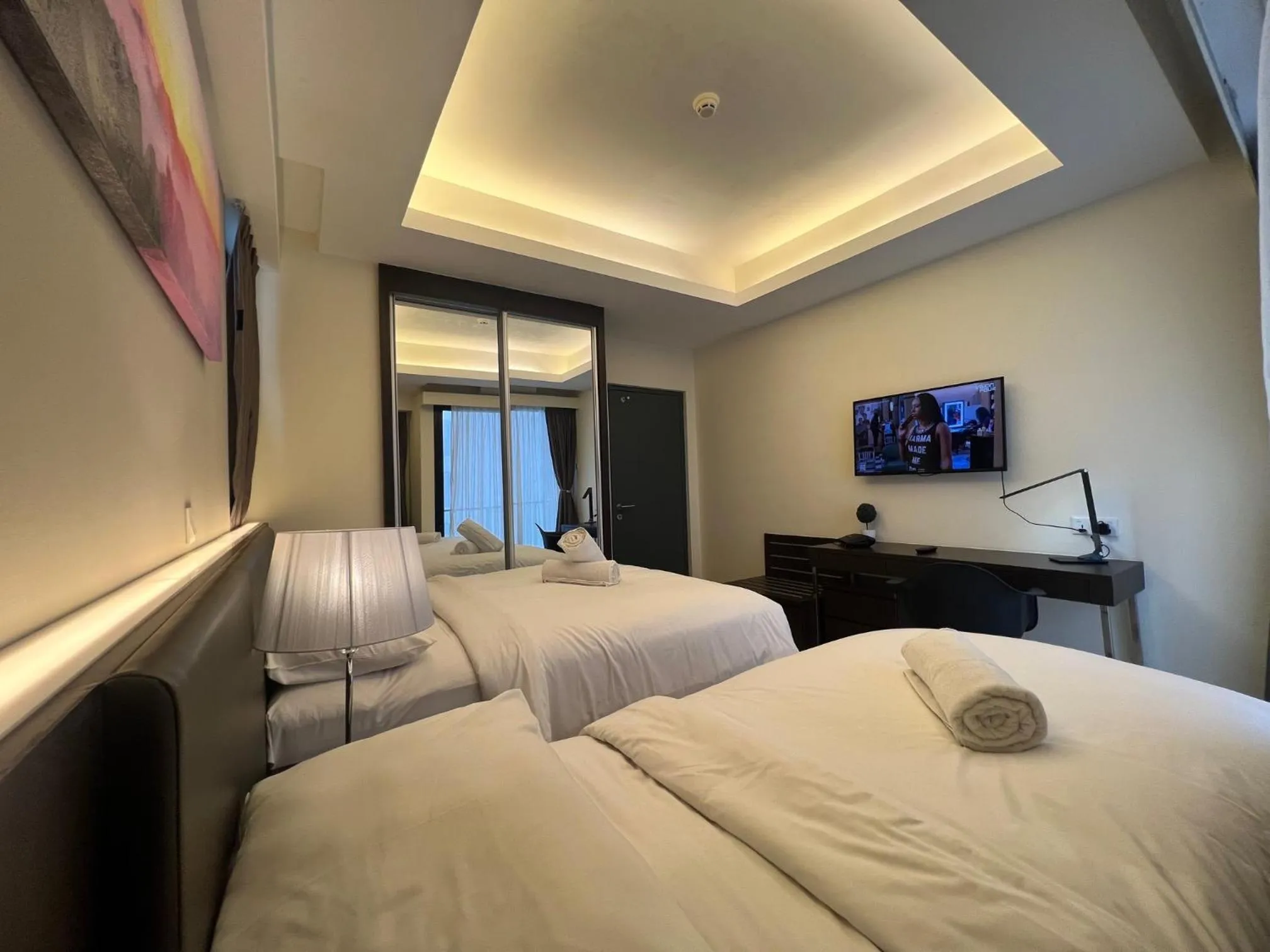 Bedroom, Bed in QUINCE HOME GRAND ION DELEMEN GENTING HIGHLANDs