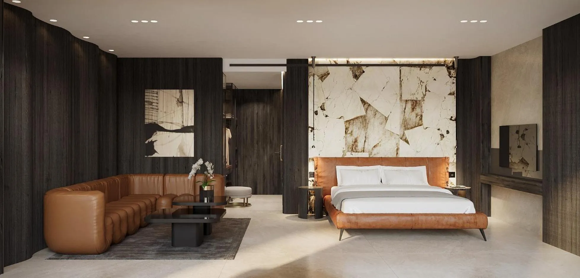 Bed in Casaly Hotel & Spa