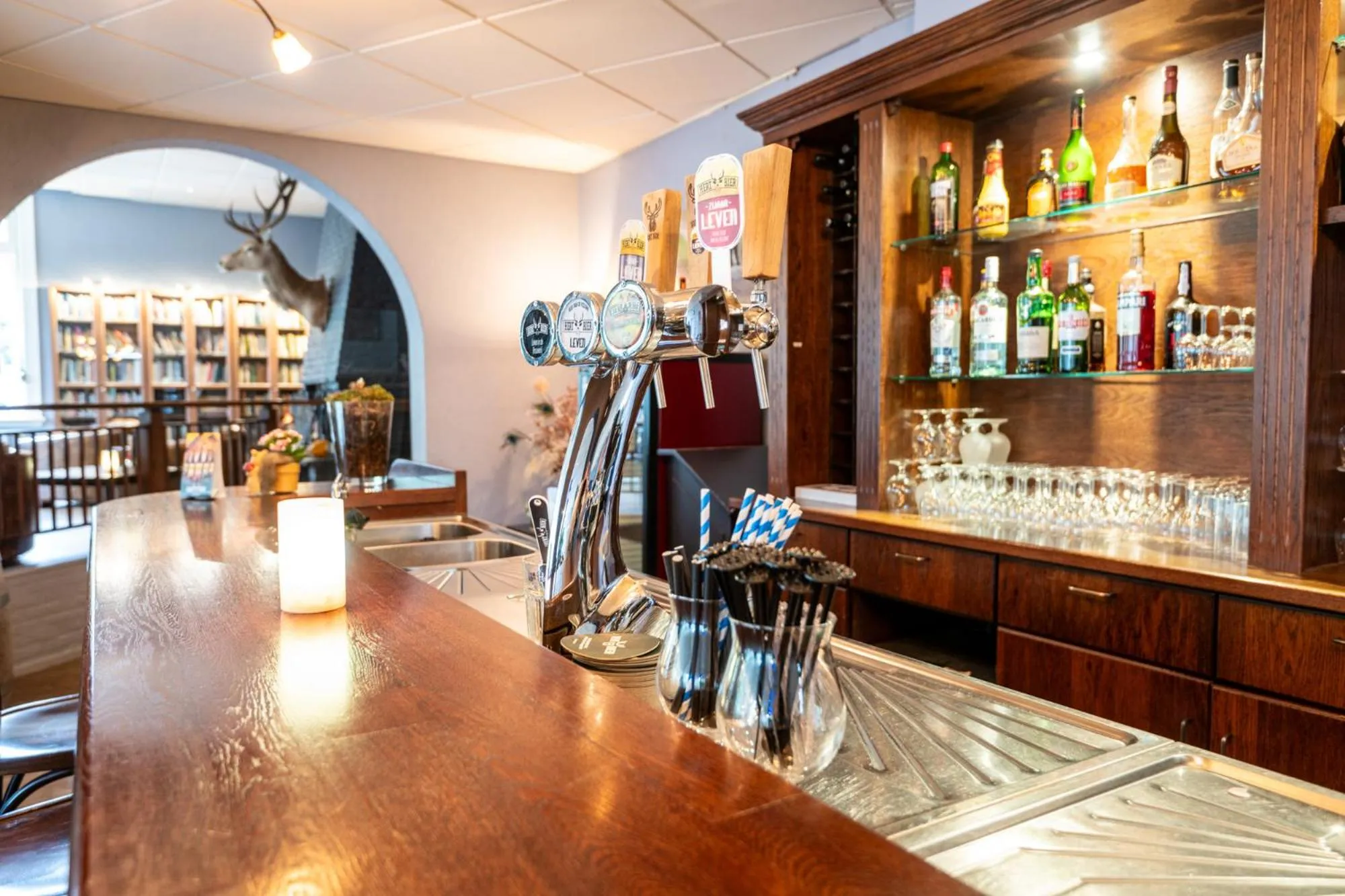 Lounge or bar in Landgoed Stakenberg - Hotel & Bungalows