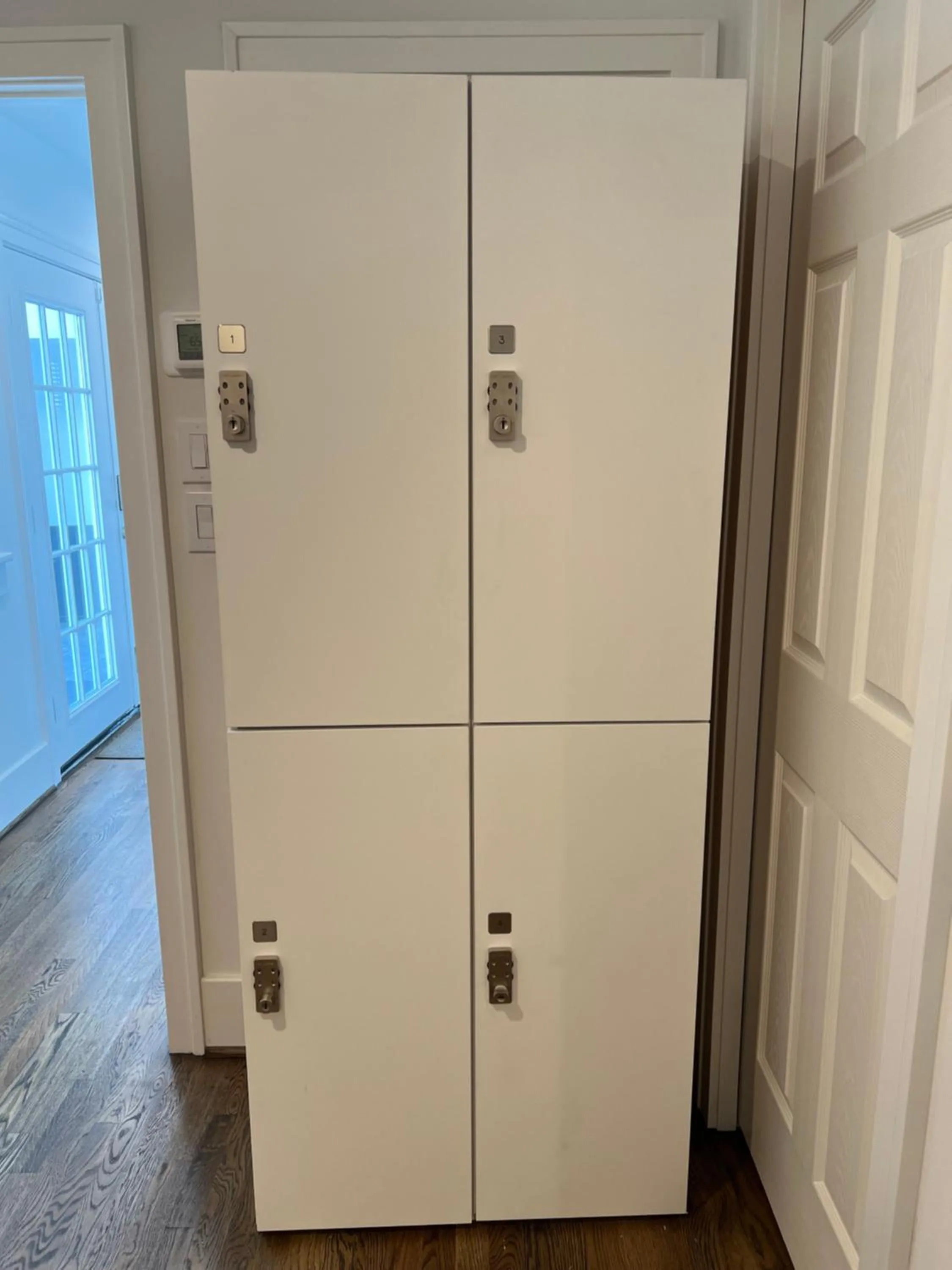 locker in MyCrib Houston Hostel