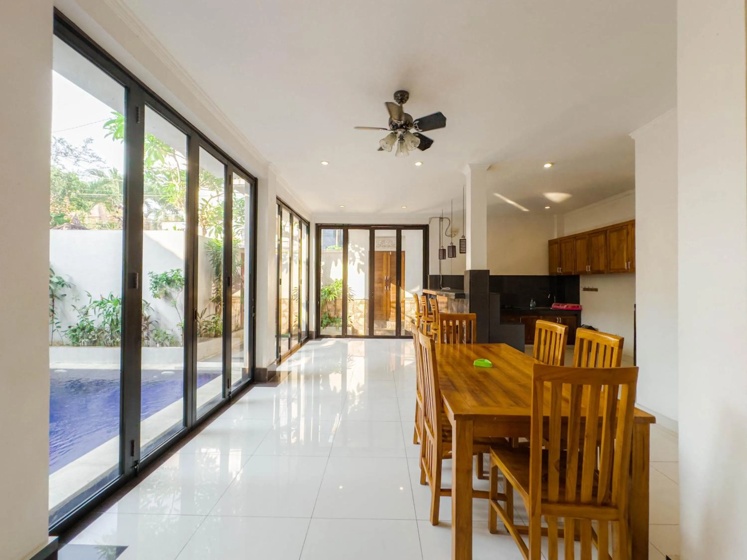 Dining area in Moai House