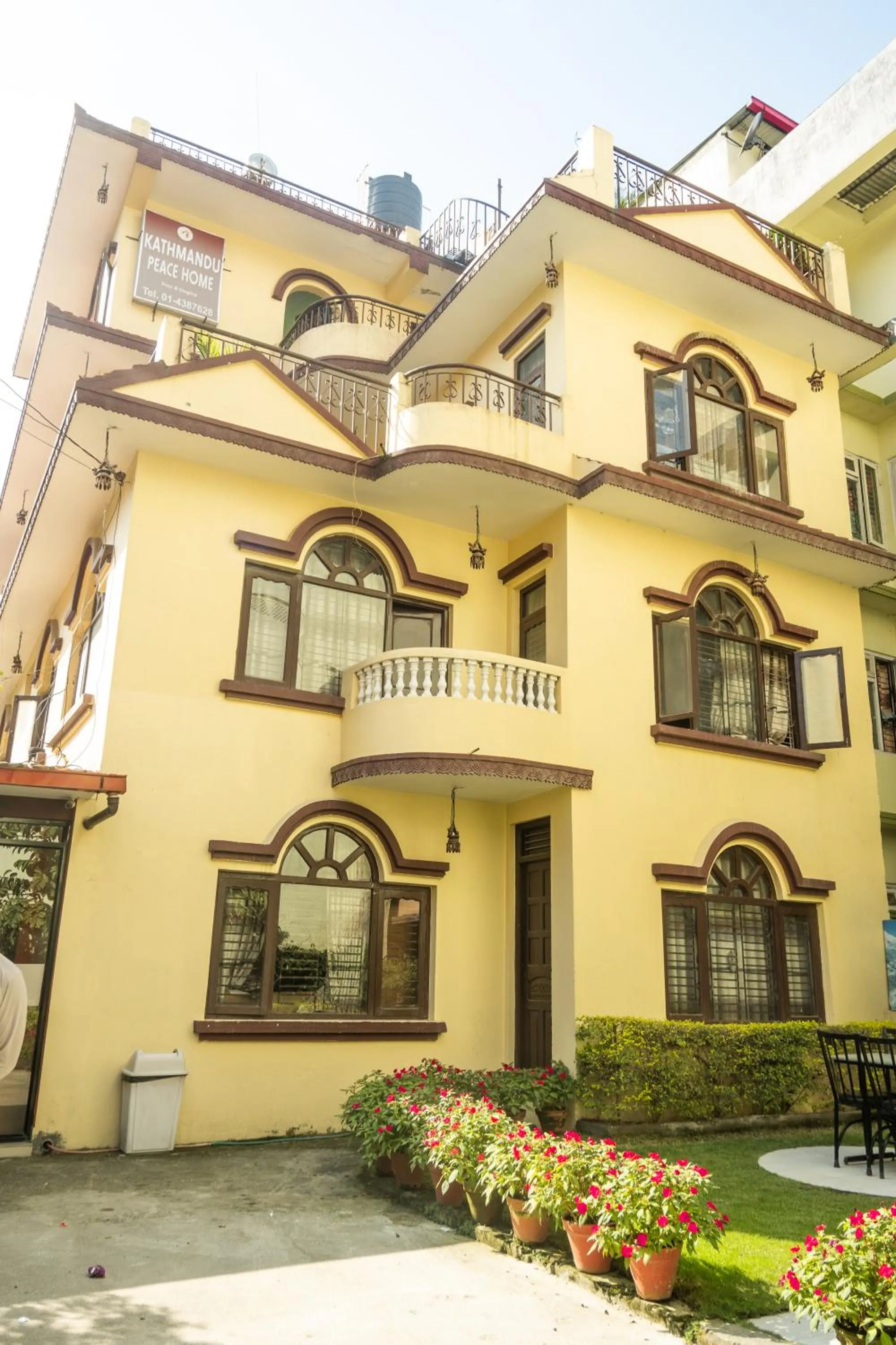 Property building in Kathmandu Peace Hotel