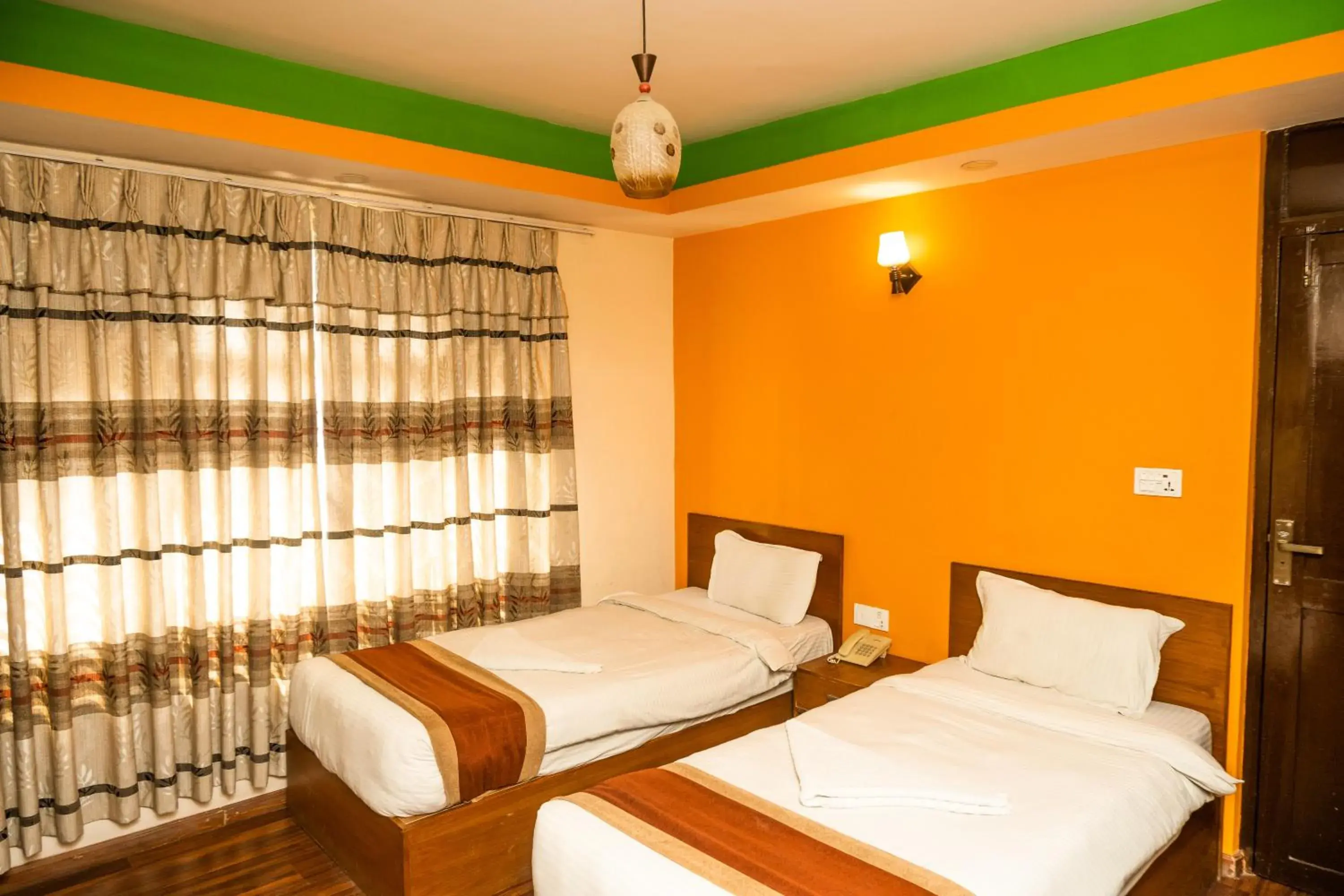 Budget Twin Room in Kathmandu Peace Hotel Budget Twin Room in Kathmandu Peace Hotel
