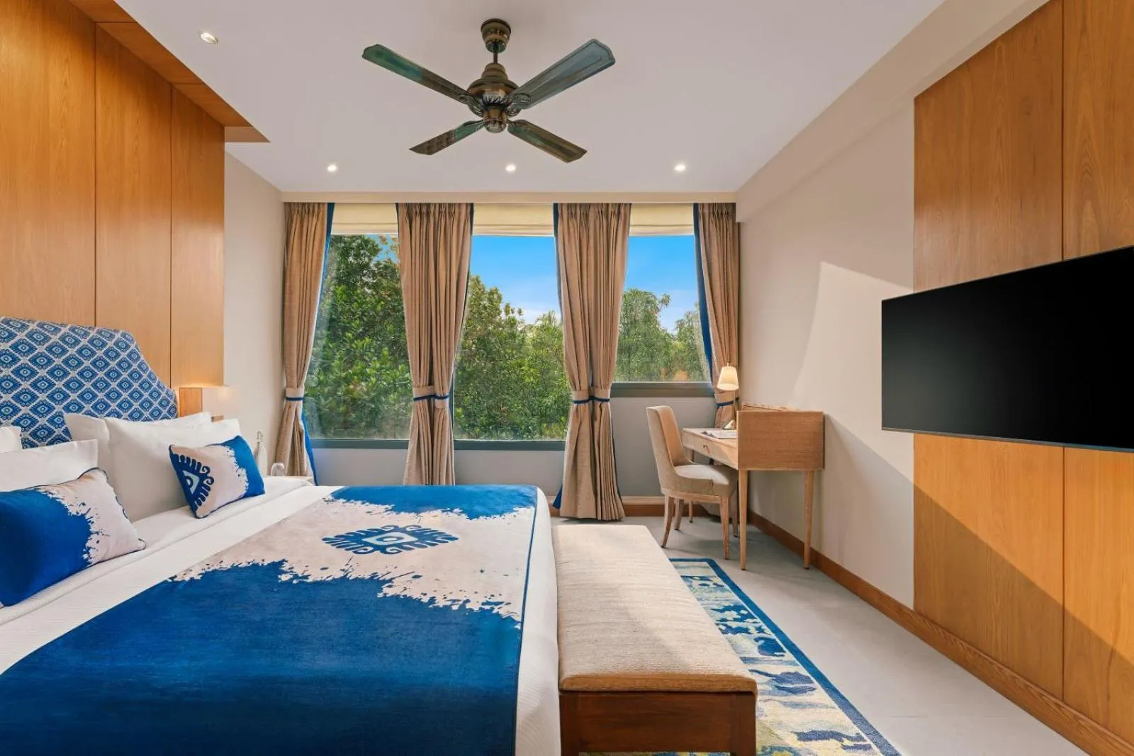 Bedroom, Bed in The Astor - All Suites Hotel Candolim Goa