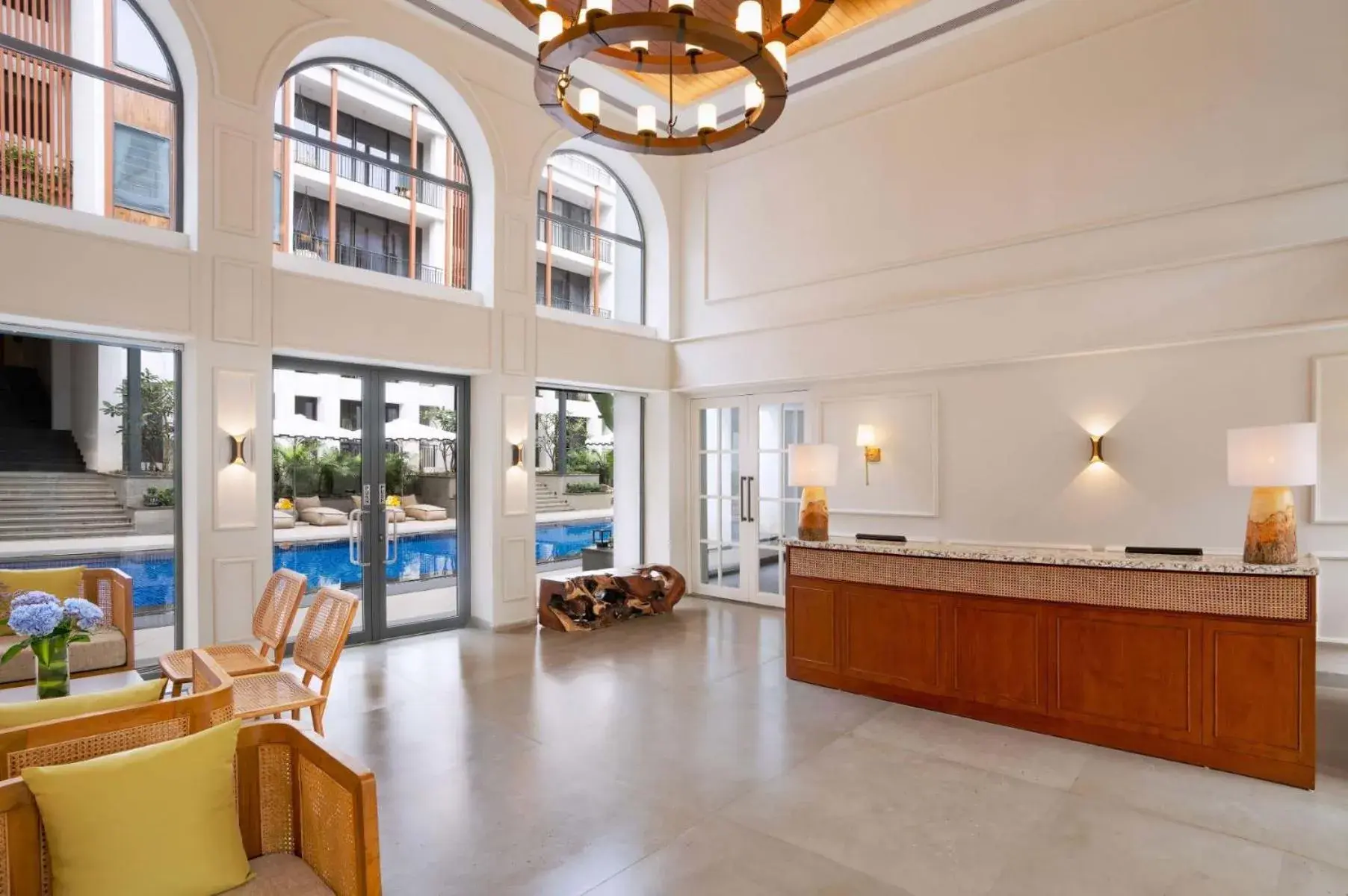 Lobby or reception in The Astor - All Suites Hotel Candolim Goa Lobby or reception in The Astor - All Suites Hotel Candolim Goa