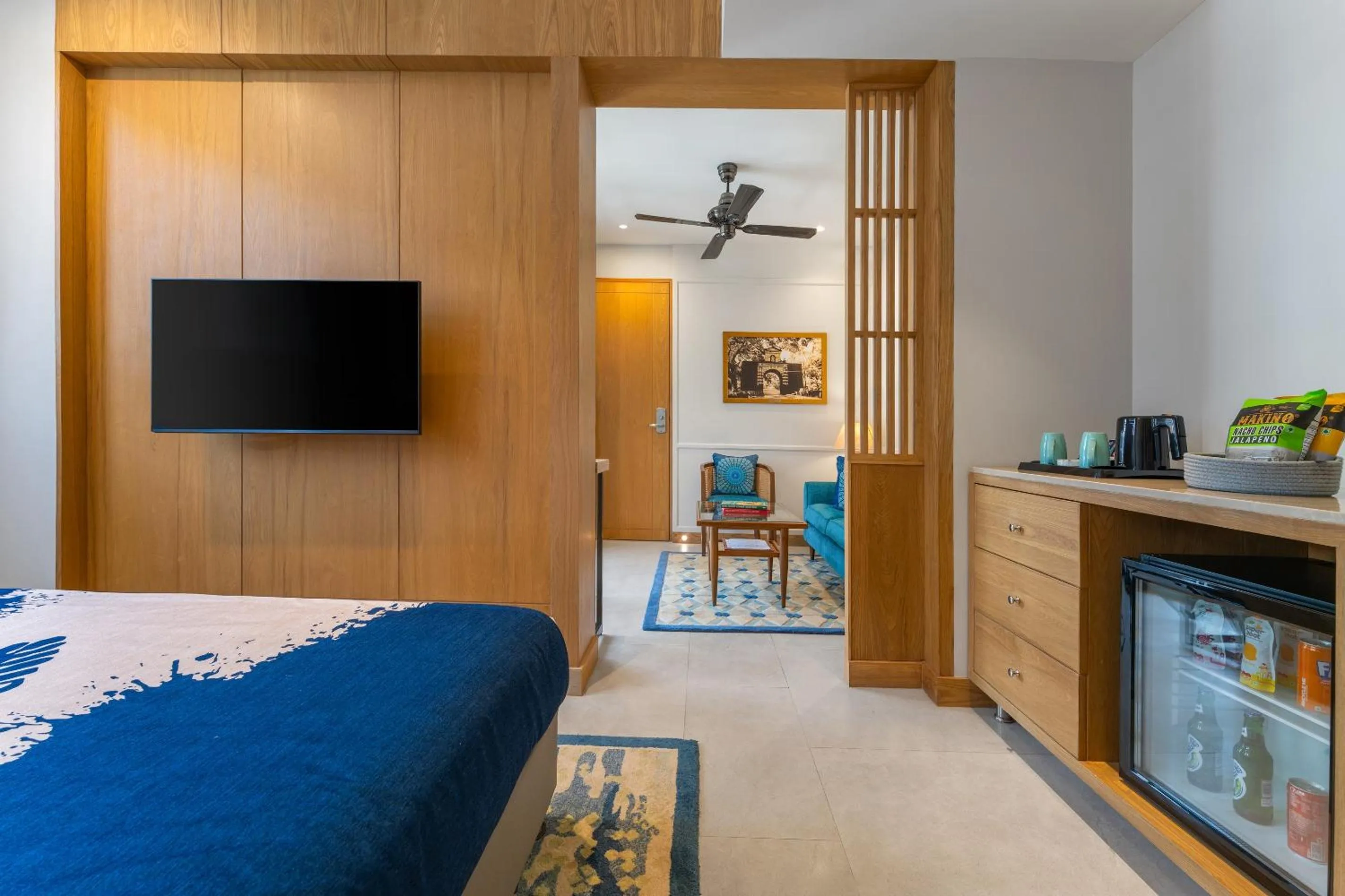 TV and multimedia, Bed in The Astor - All Suites Hotel Candolim Goa