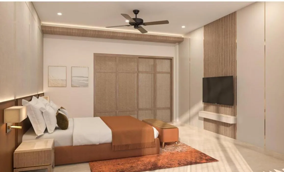 Bed in The Astor - All Suites Hotel Candolim Goa