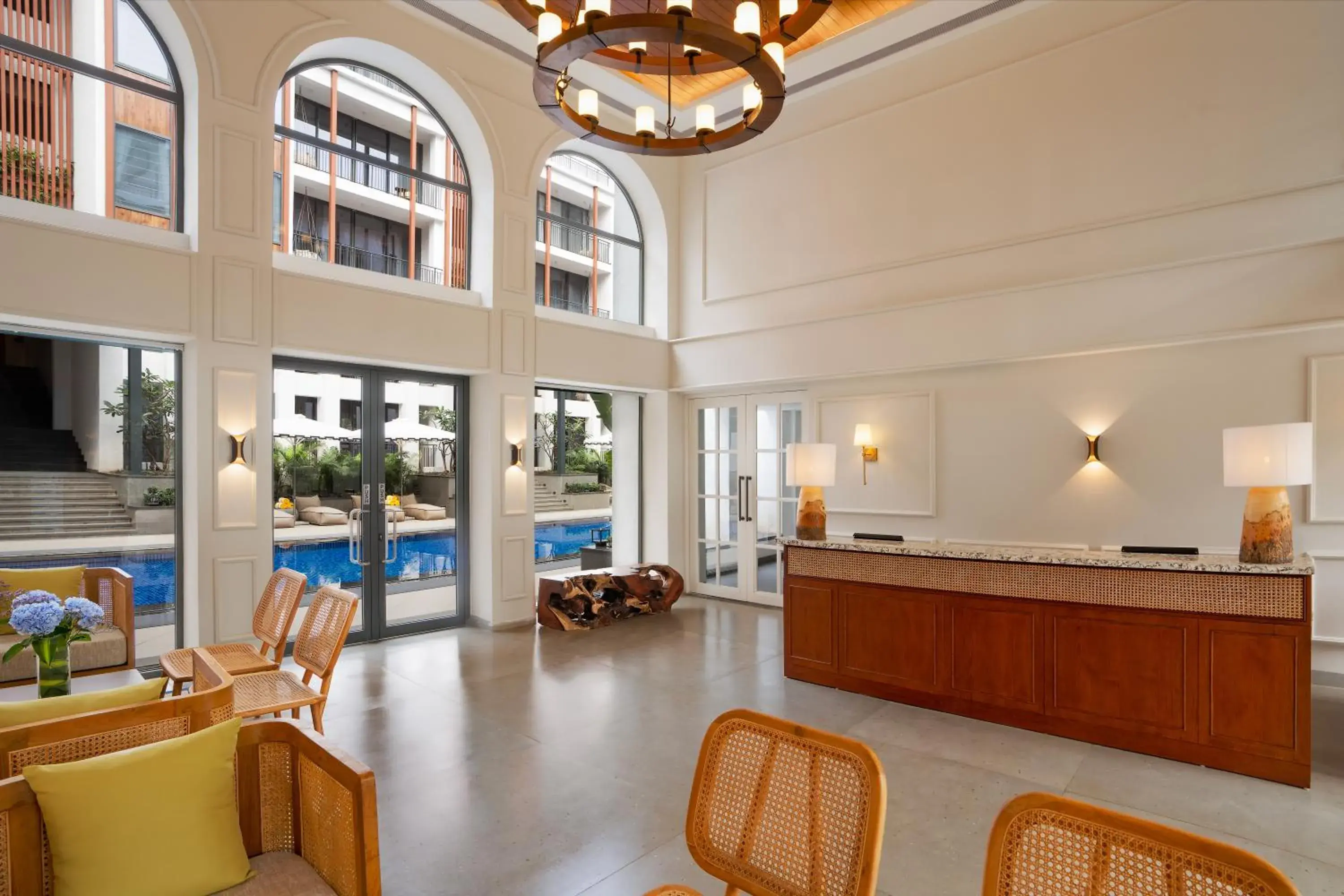 Lobby or reception in The Astor - All Suites Hotel Candolim Goa Lobby or reception in The Astor - All Suites Hotel Candolim Goa