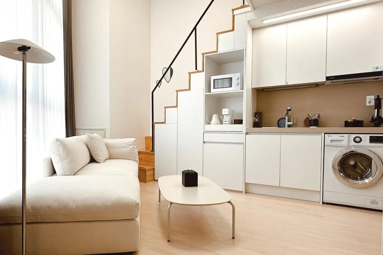 Living room in Urbanstay Dangjin Terminal Living room in Urbanstay Dangjin Terminal