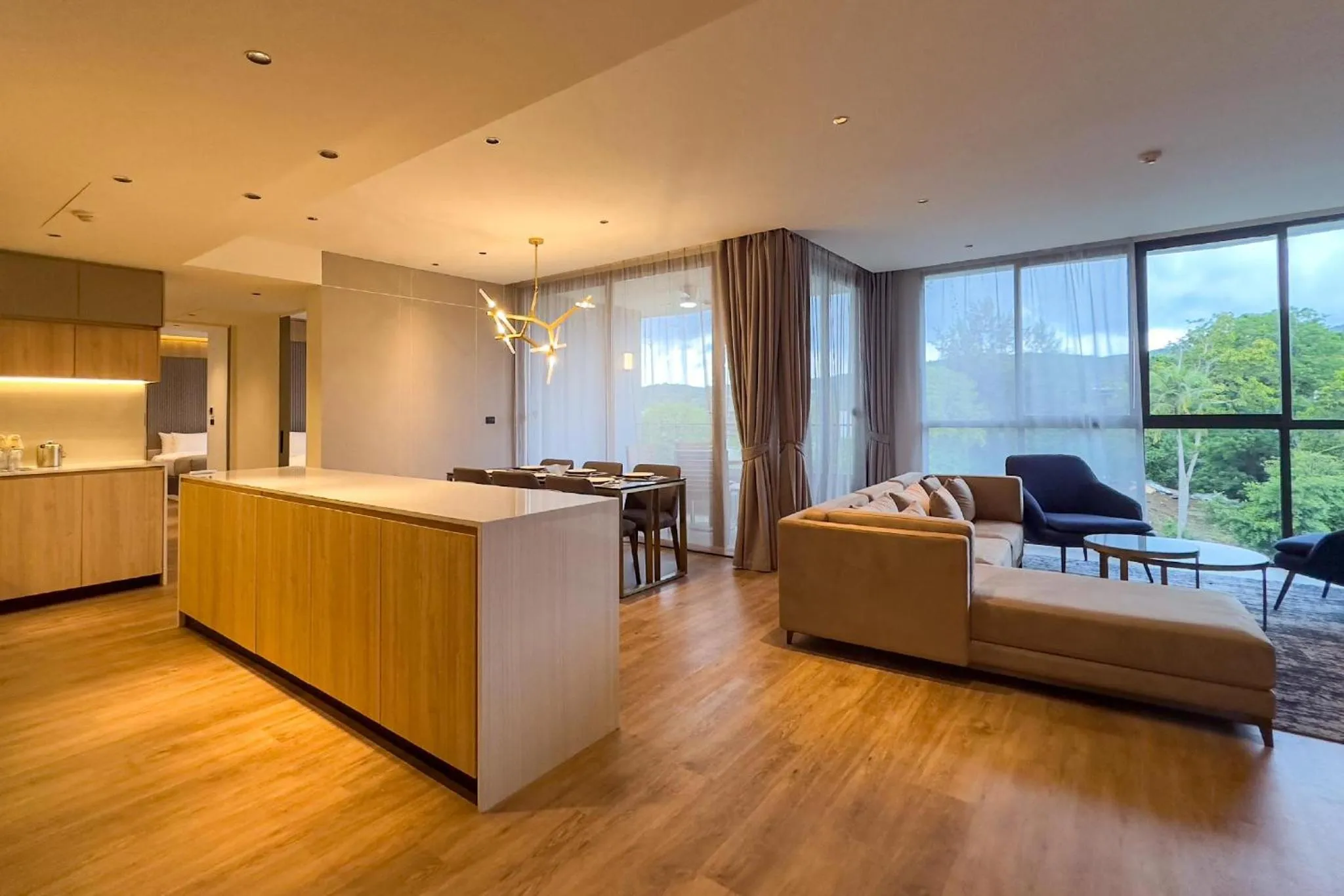 Living room in La Green Hotel and Residence