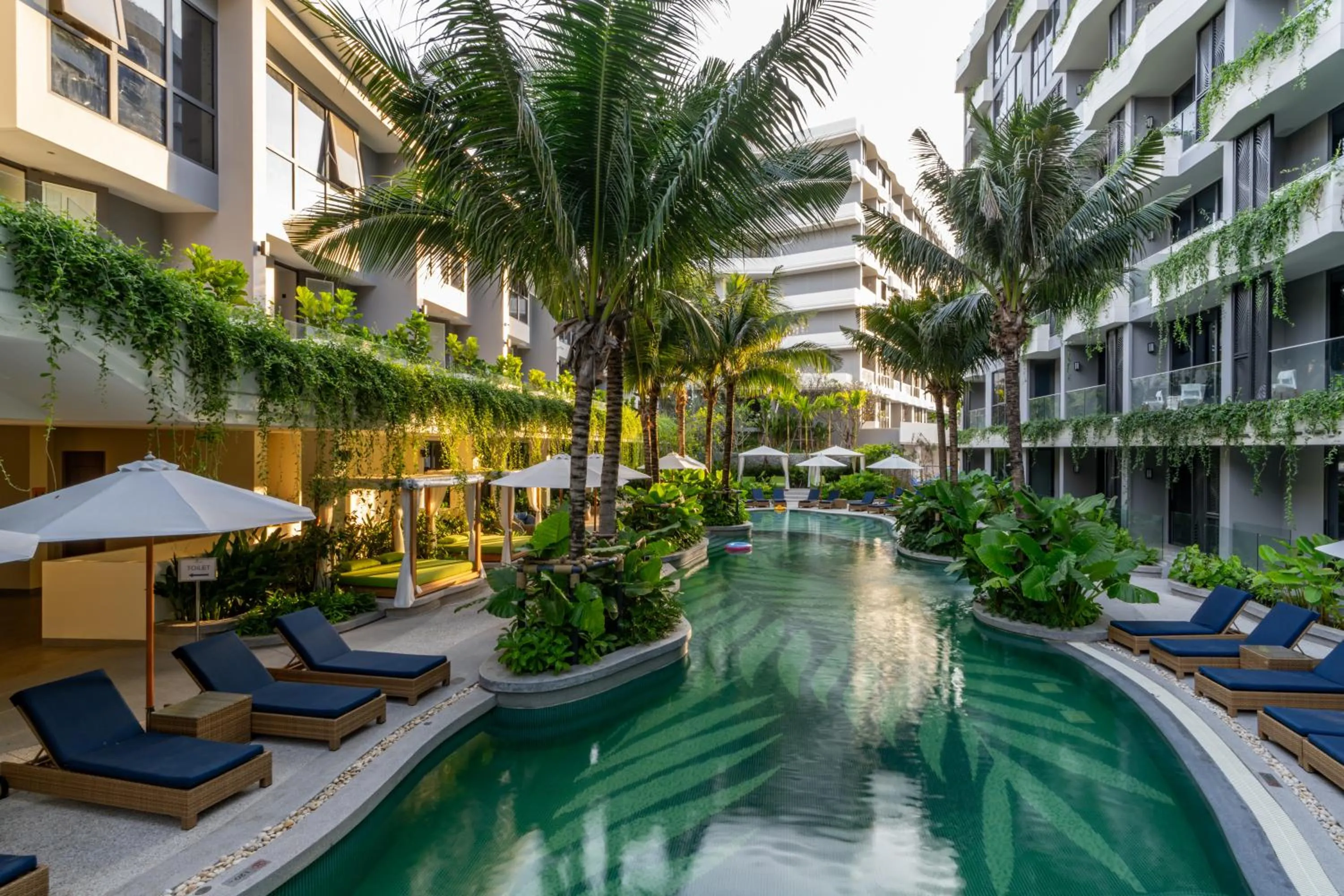 Pool view in La Green Hotel and Residence