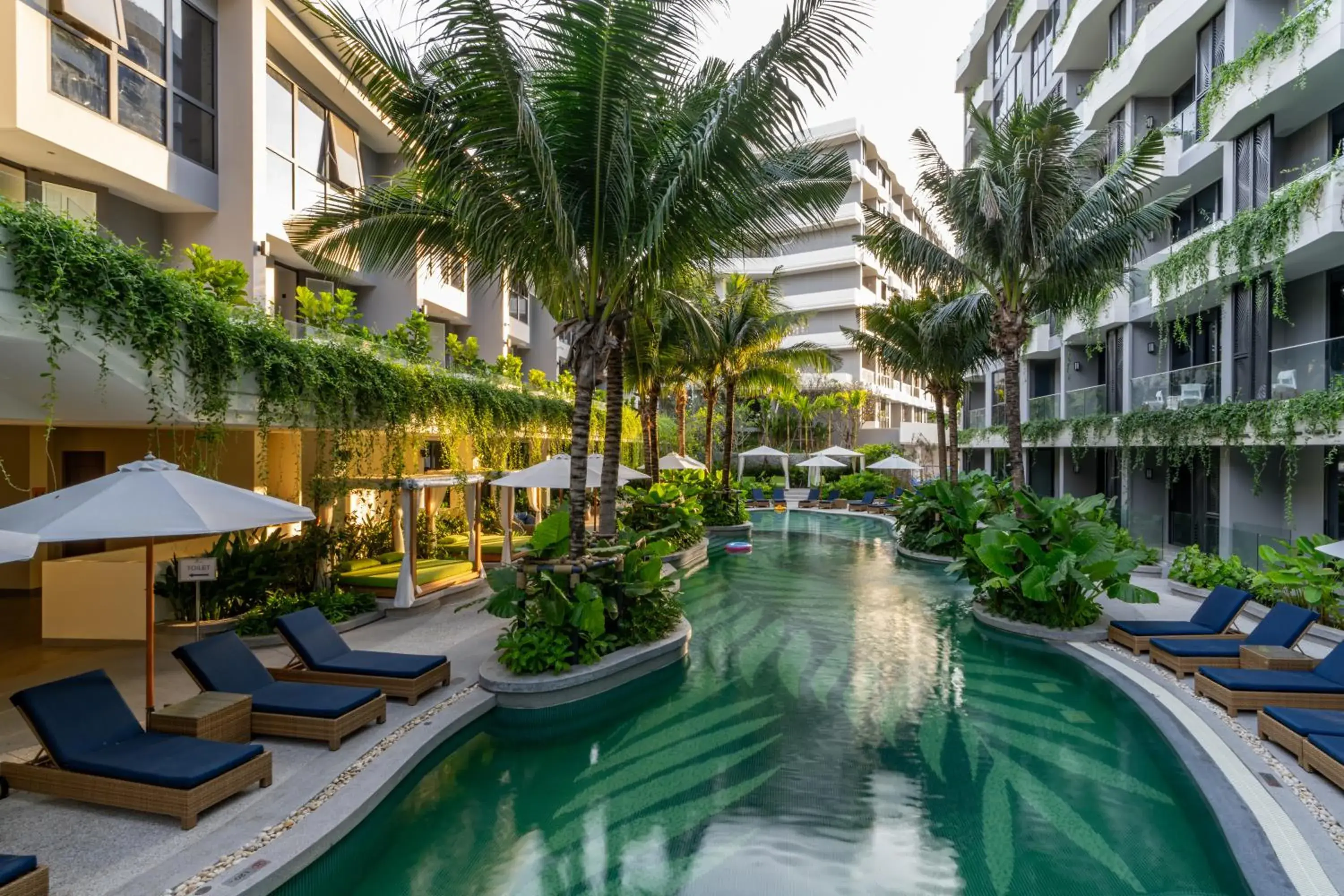 Pool view in La Green Hotel and Residence Pool view in La Green Hotel and Residence