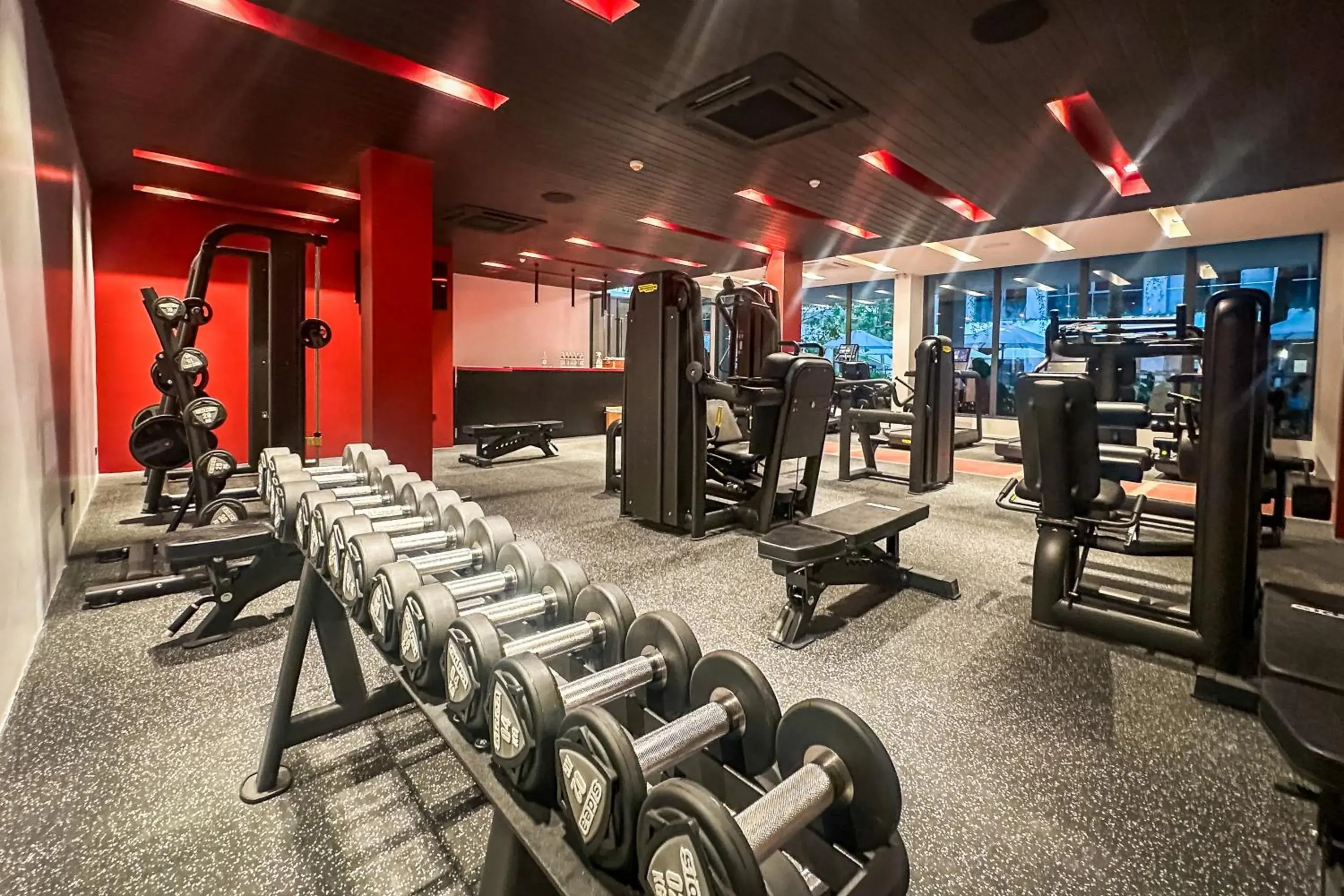 Fitness centre/facilities in La Green Hotel and Residence Fitness centre/facilities in La Green Hotel and Residence