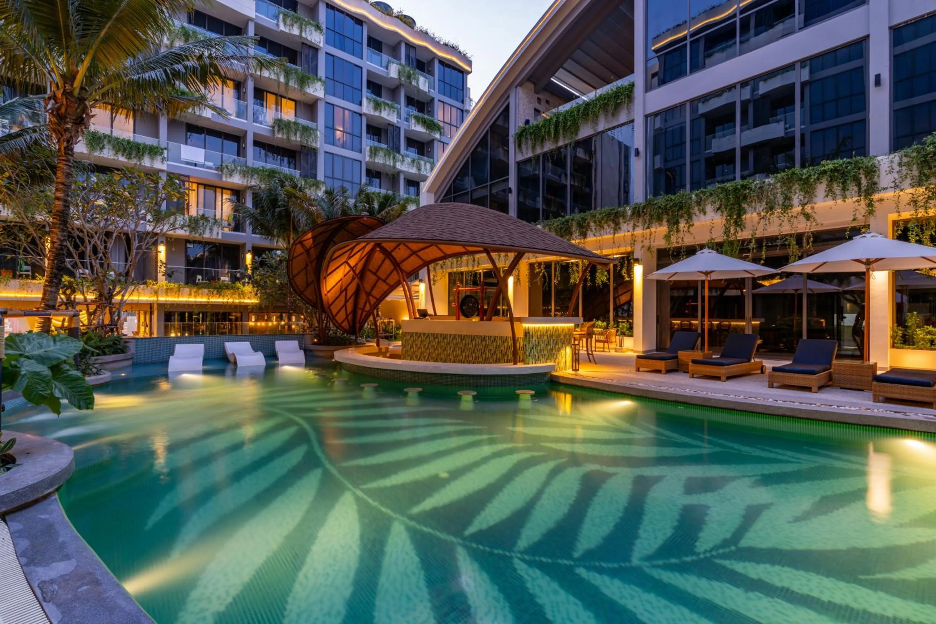 Property building in La Green Hotel and Residence