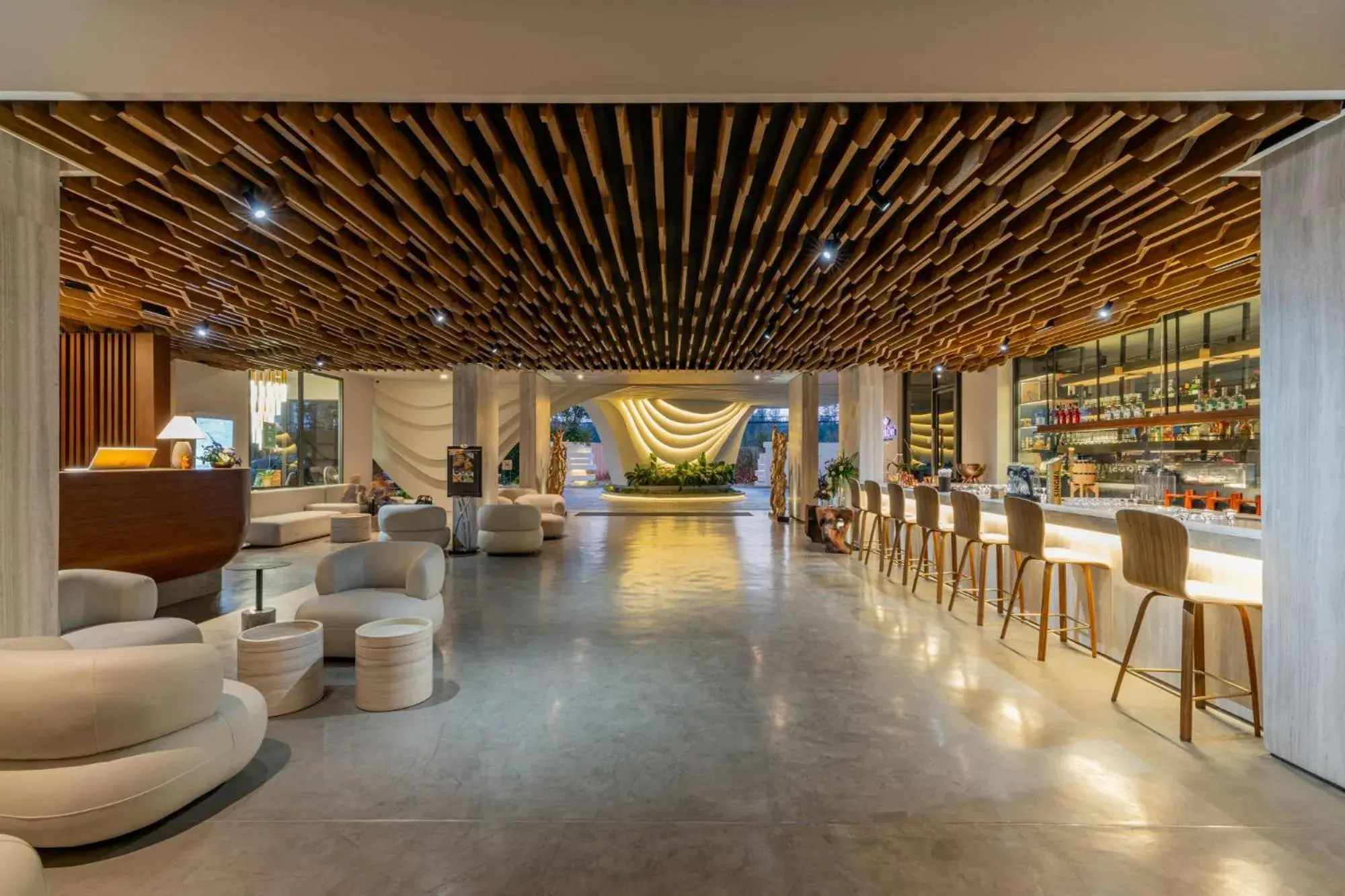 Lobby or reception in La Green Hotel and Residence Lobby or reception in La Green Hotel and Residence