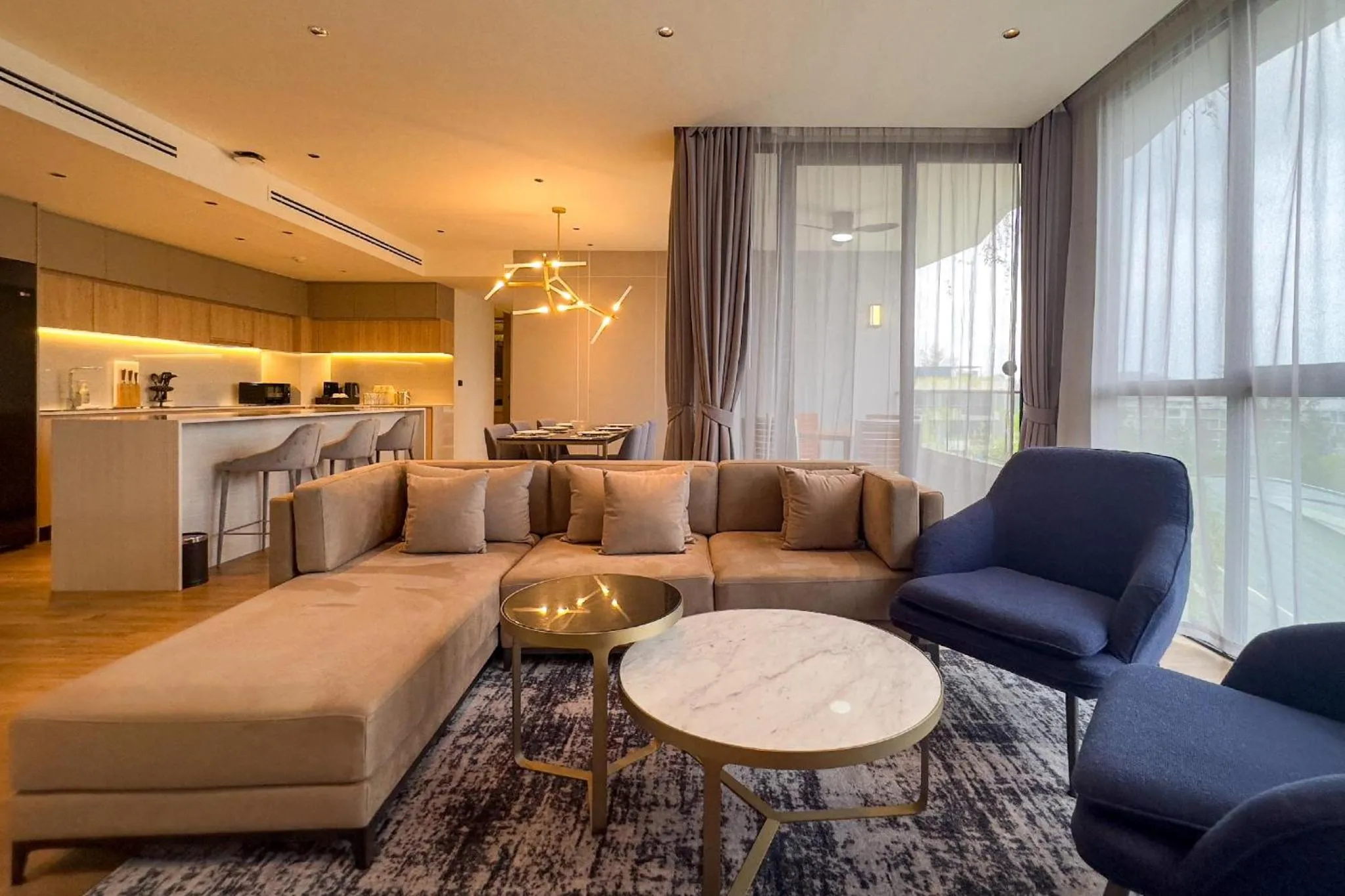 Living room in La Green Hotel and Residence