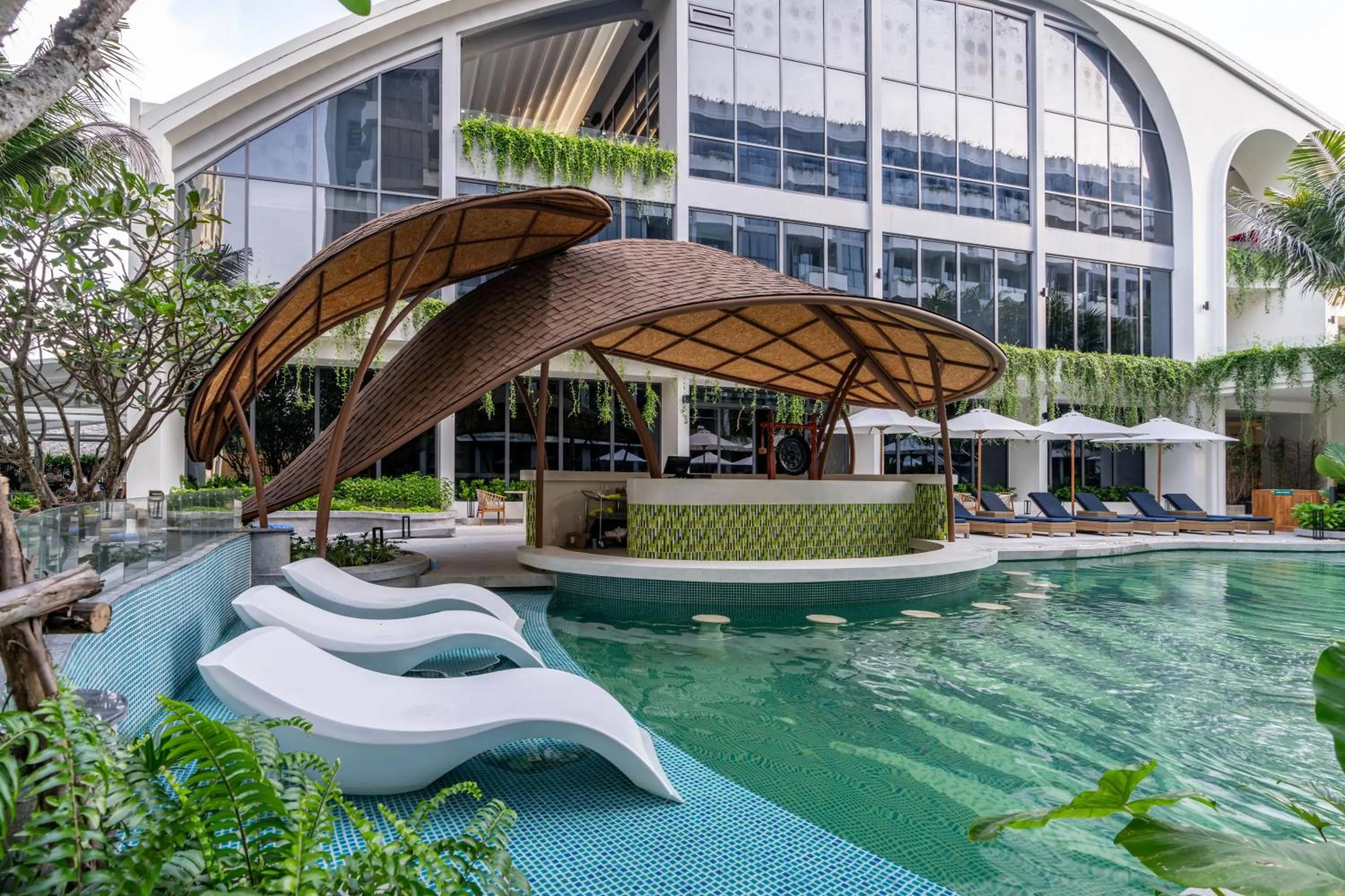 Property building in La Green Hotel and Residence