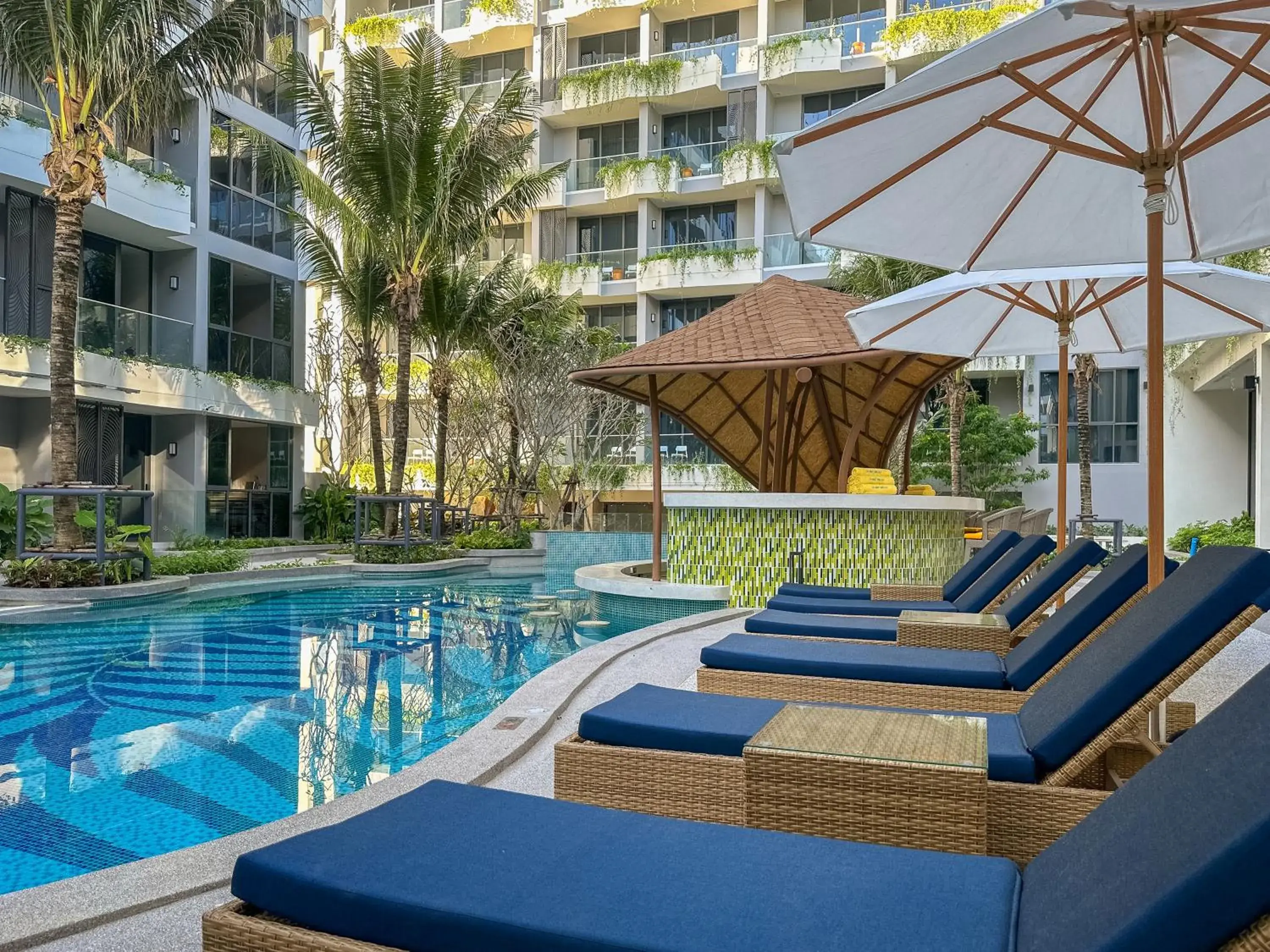 sunbed in La Green Hotel and Residence sunbed in La Green Hotel and Residence