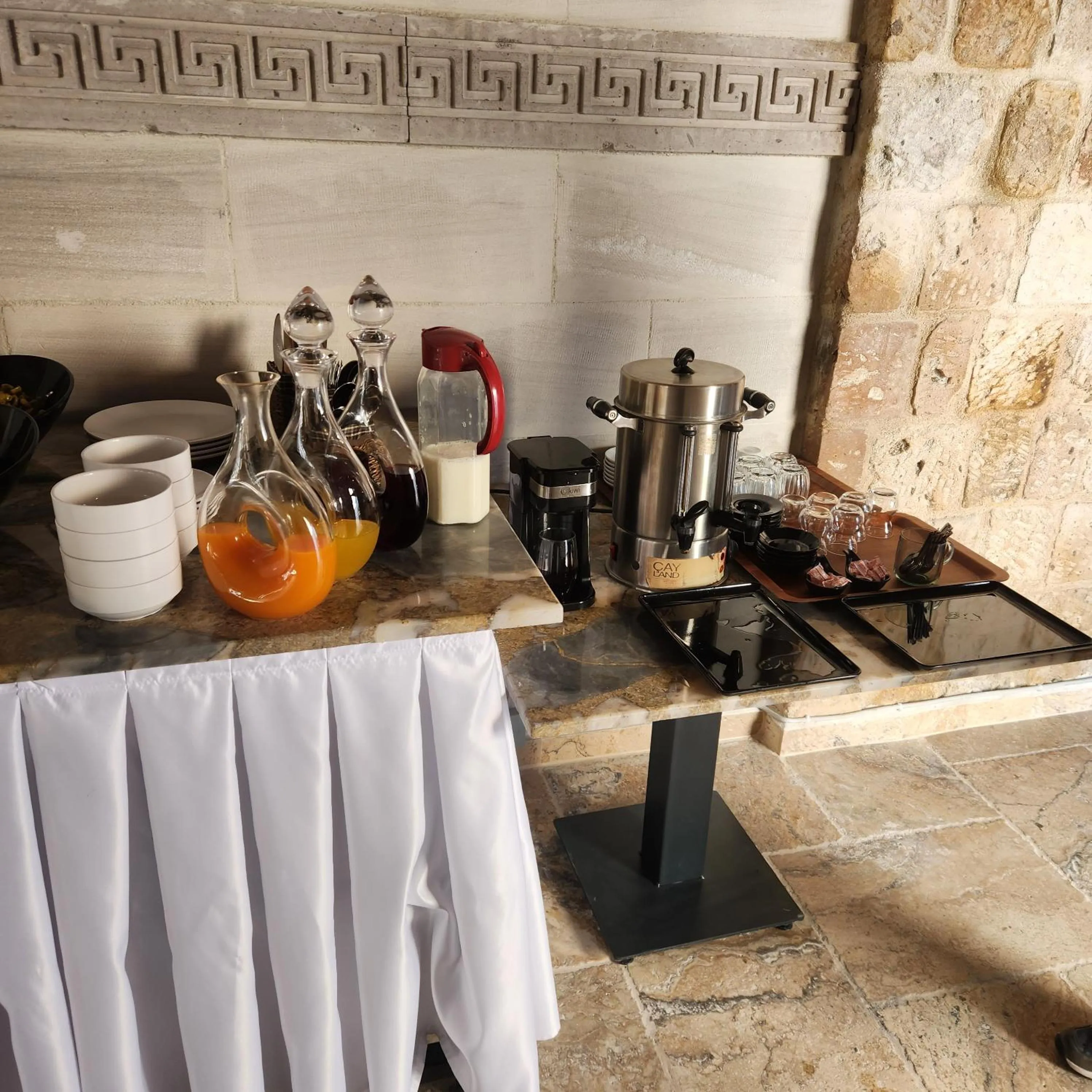 Breakfast in Noah's Ark Cave Hotel