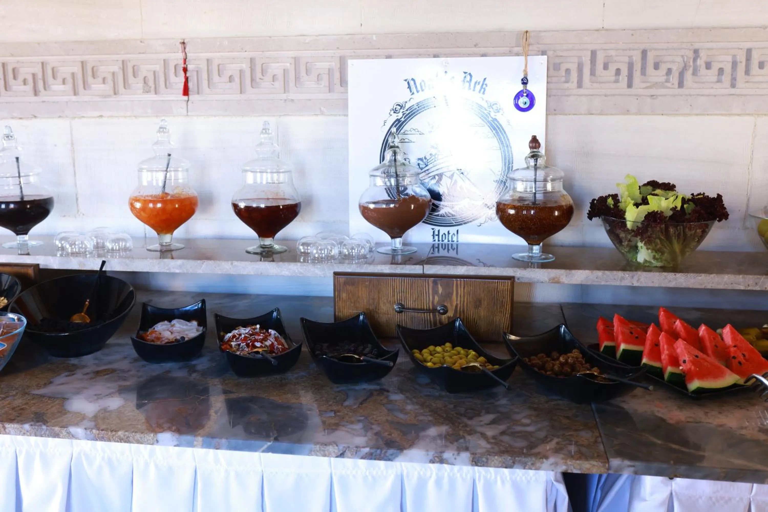 Breakfast in Noah's Ark Cave Hotel