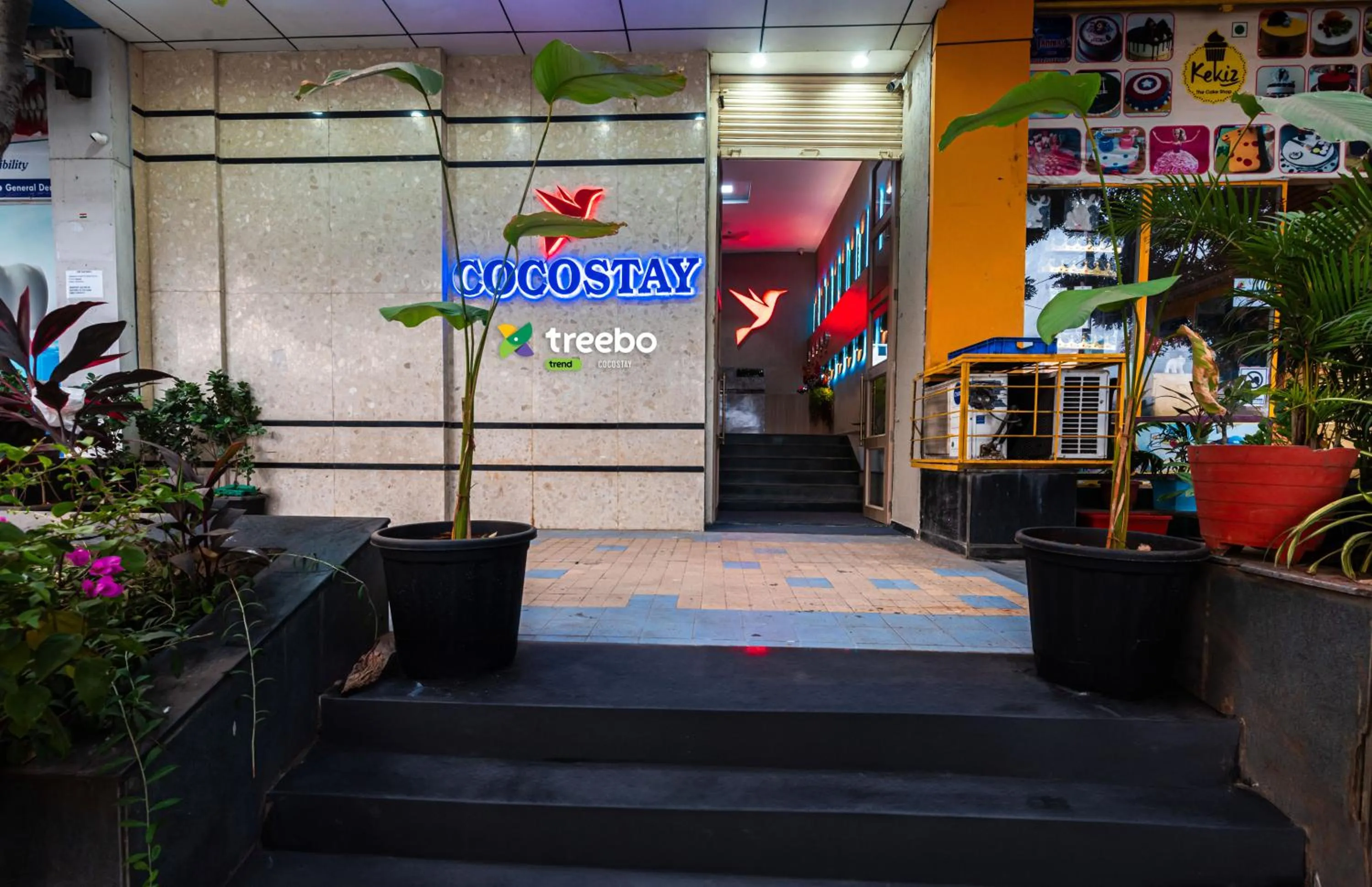 Facade/entrance in Treebo Cocostay, Hadapsar