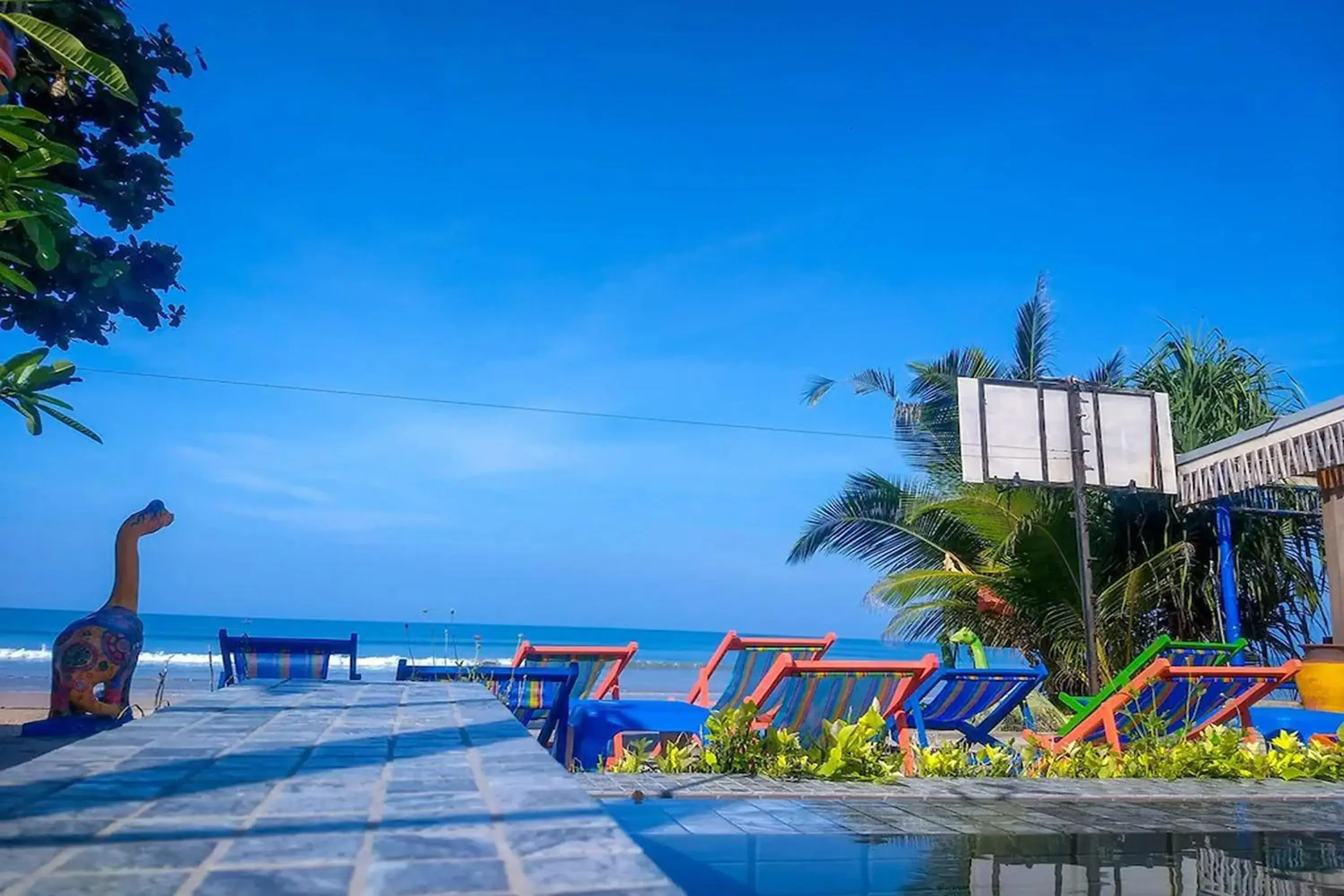 Sea view in Chaba Bungalows Sea view in Chaba Bungalows