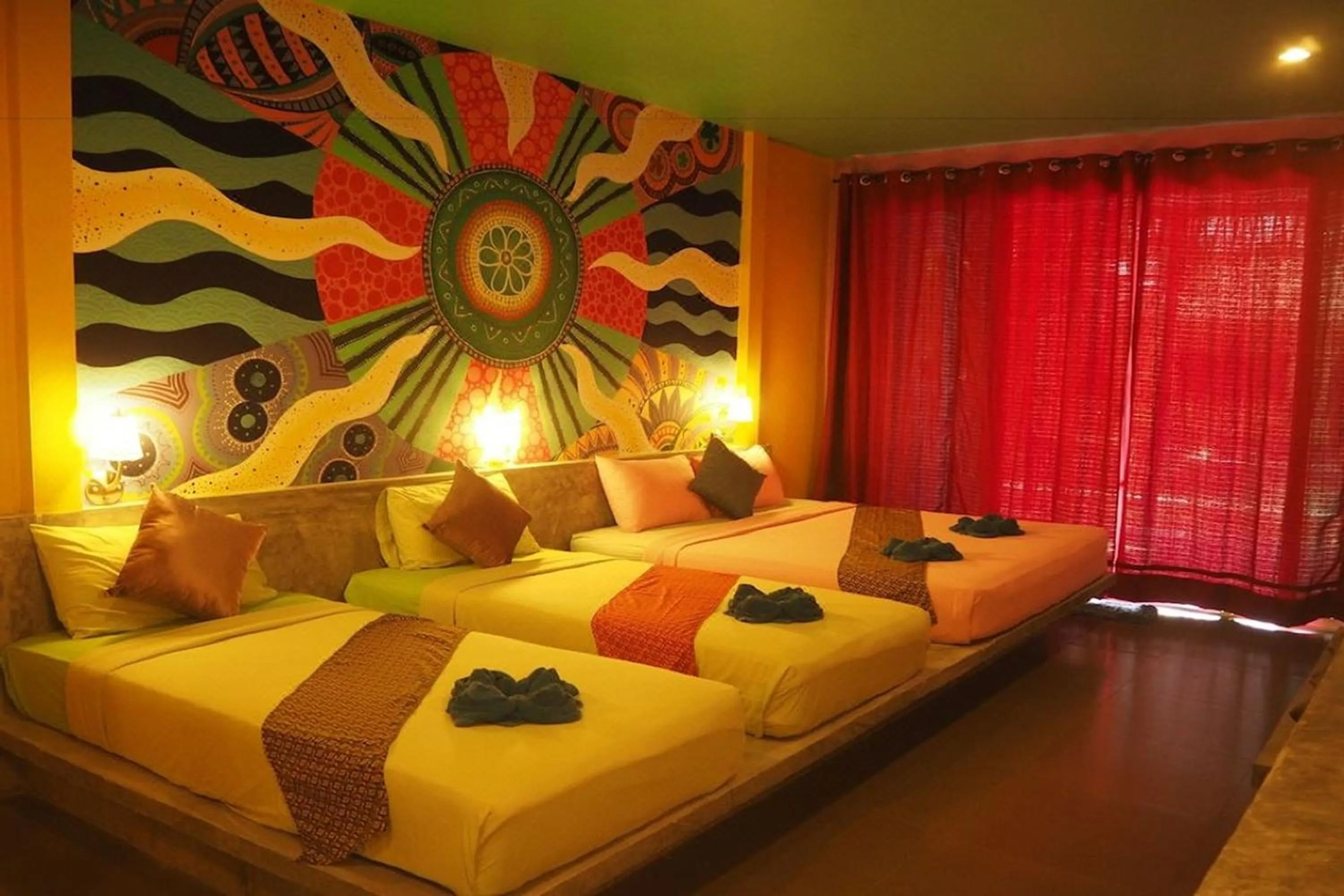 Bed in Chaba Bungalows