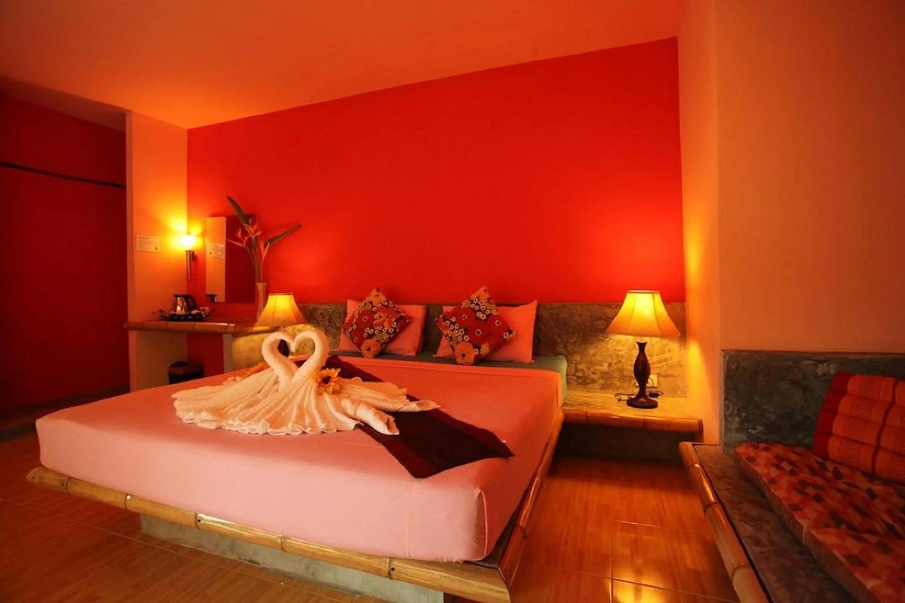 Bed in Chaba Bungalows